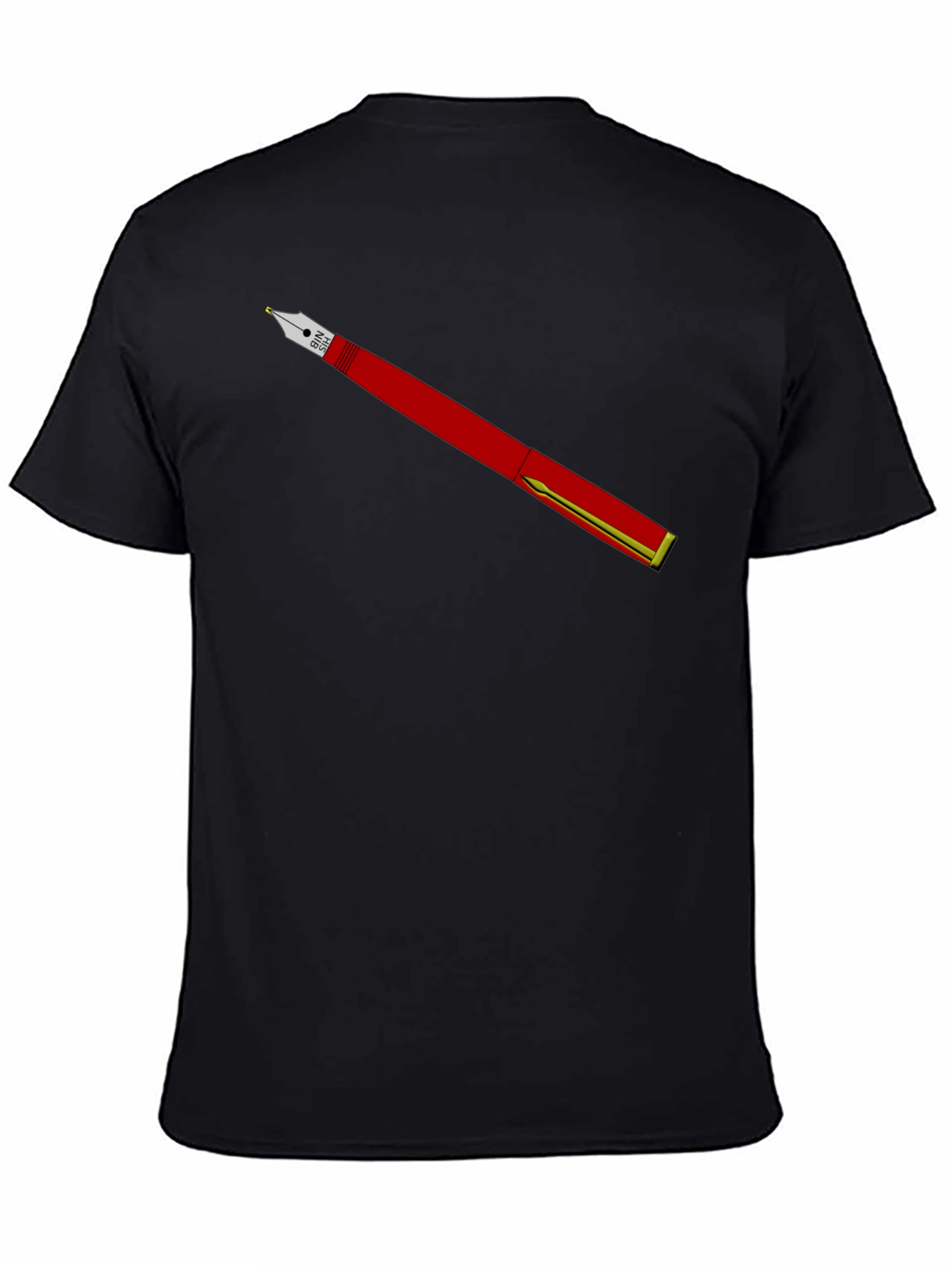 Fountain Pen Graphic Tee - Black T-Shirt