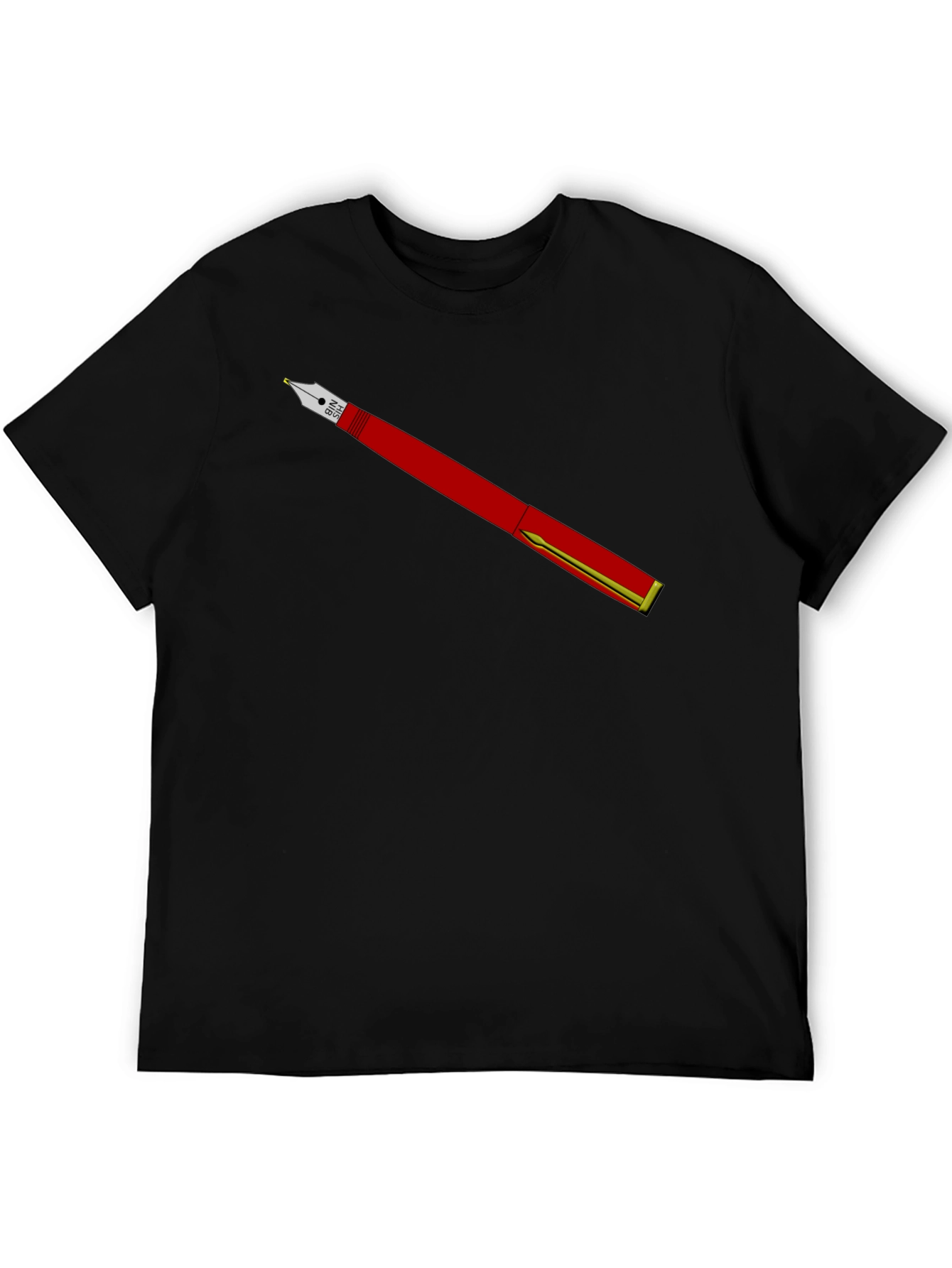 Fountain Pen Graphic Tee - Black T-Shirt