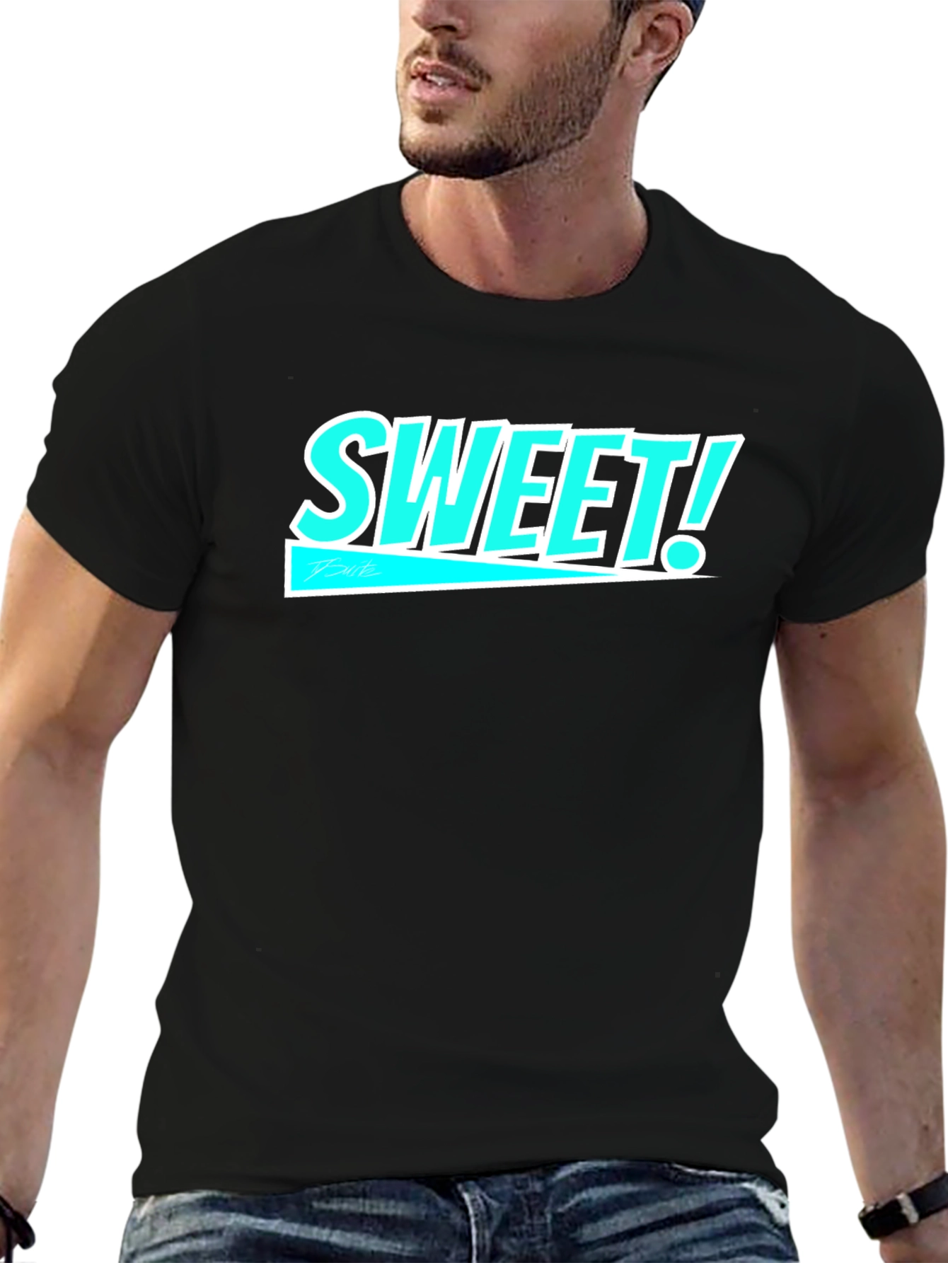 Sweet! Graphic Black T-Shirt