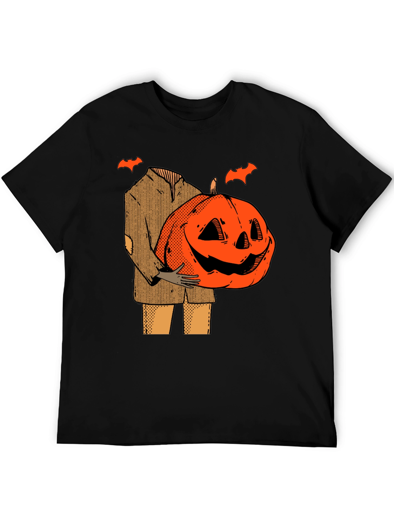 Pumpkin Head Halloween T-Shirt - Spooky Season