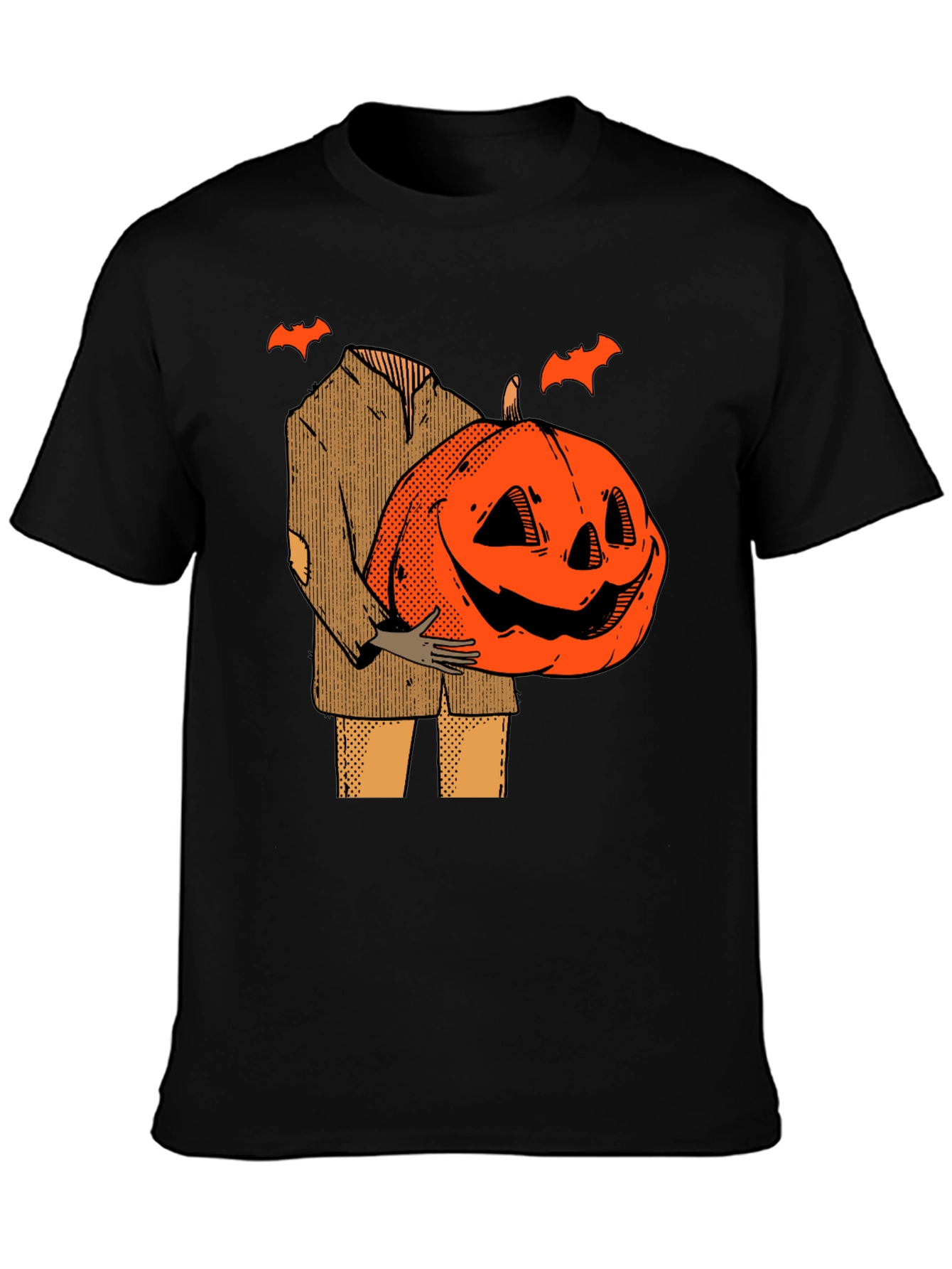 Pumpkin Head Halloween T-Shirt - Spooky Season