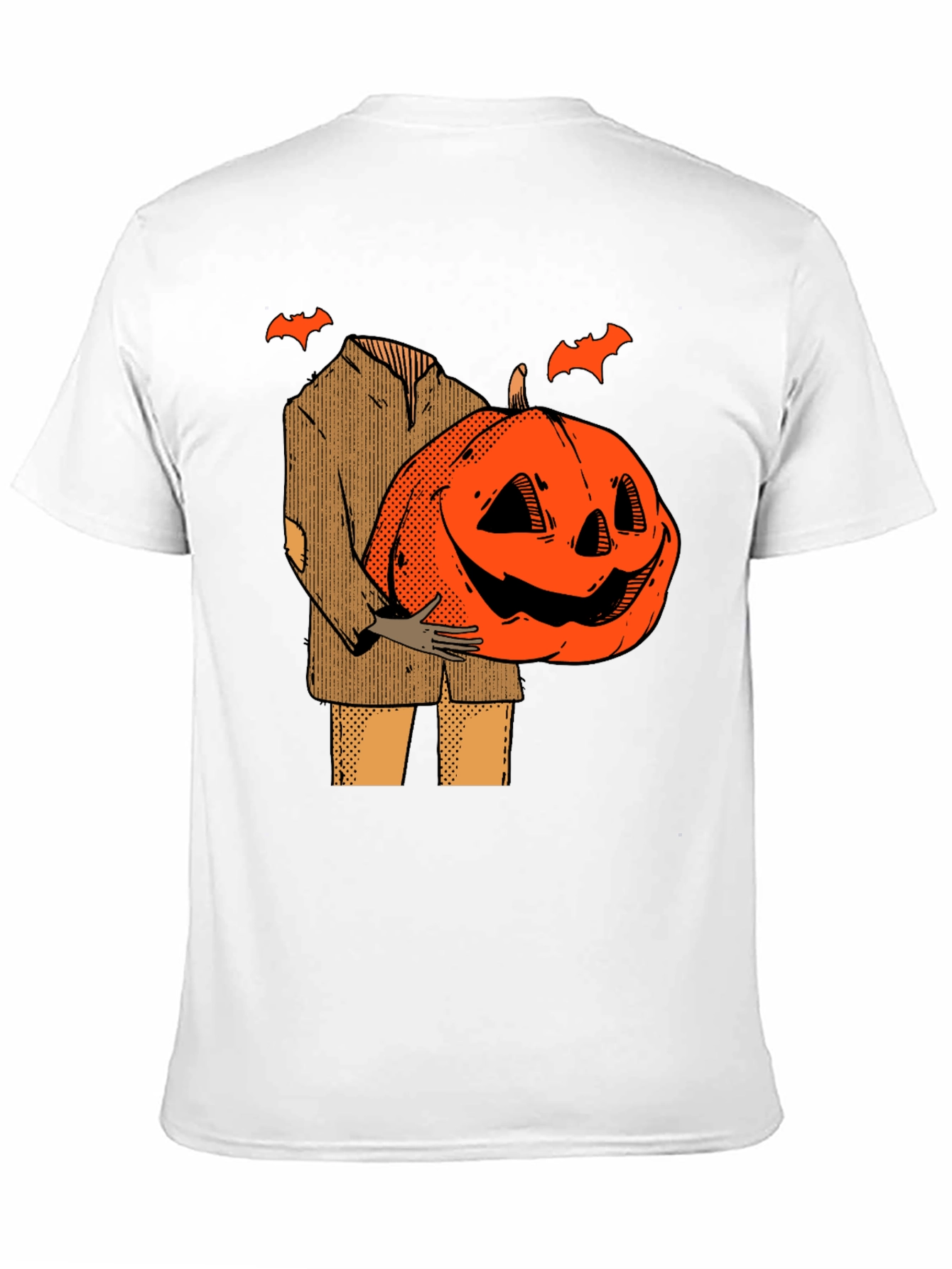 Pumpkin Head Halloween T-Shirt - Spooky Season