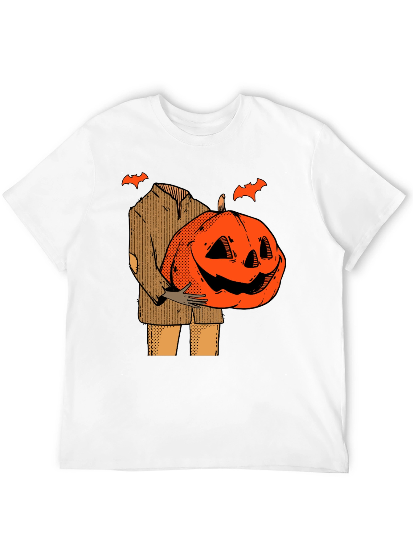 Pumpkin Head Halloween T-Shirt - Spooky Season
