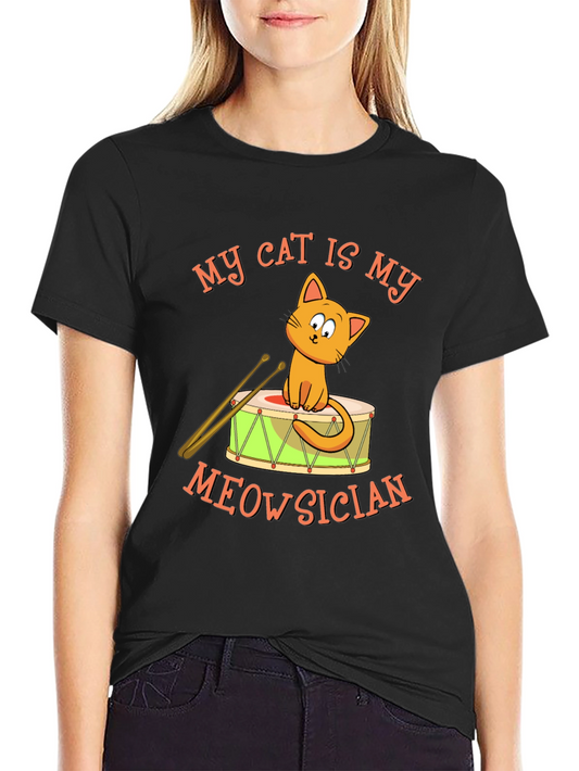 My Cat is My Meowsician T-Shirt