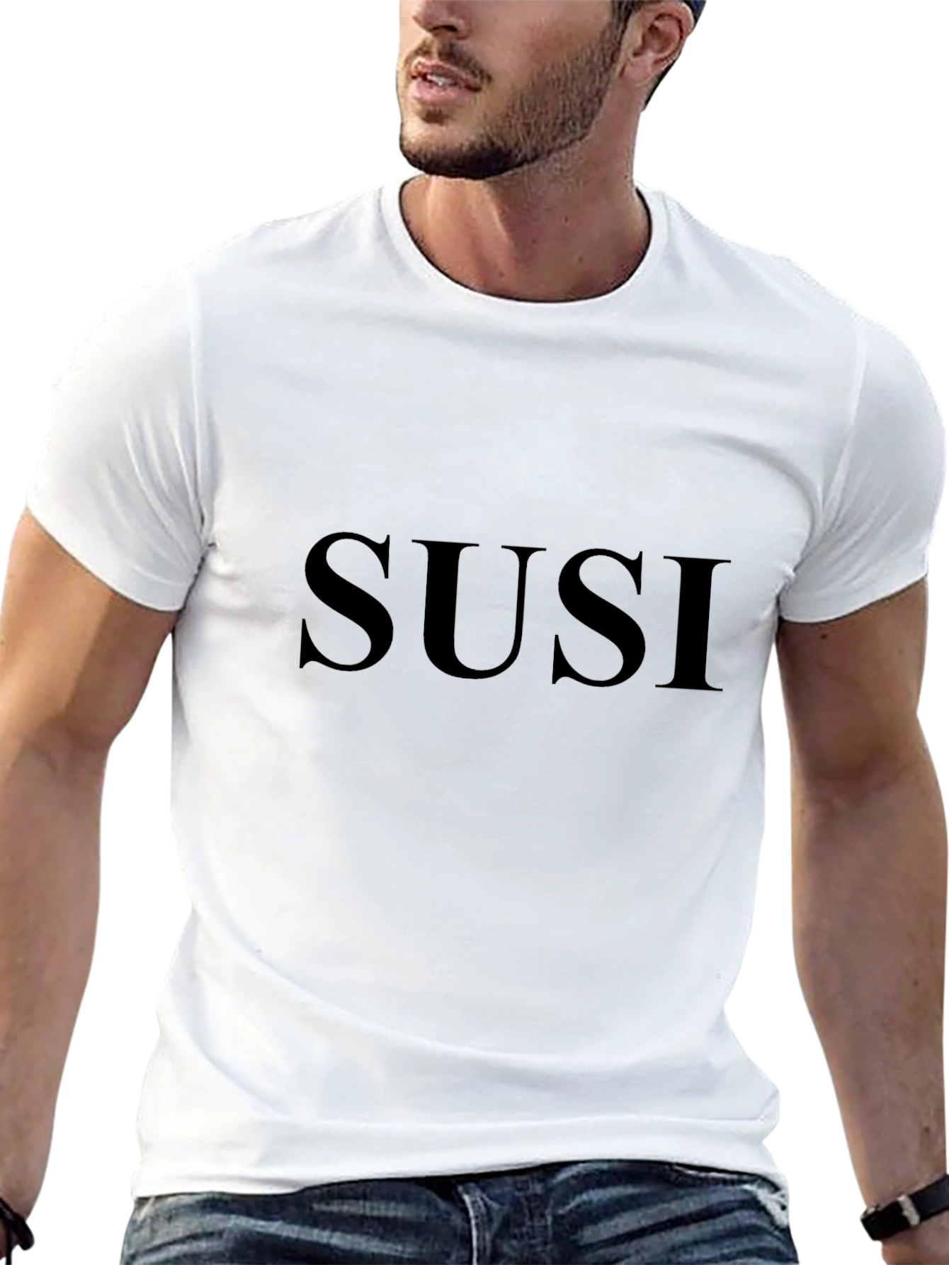SUSI Black T-Shirt - Simple & Stylish