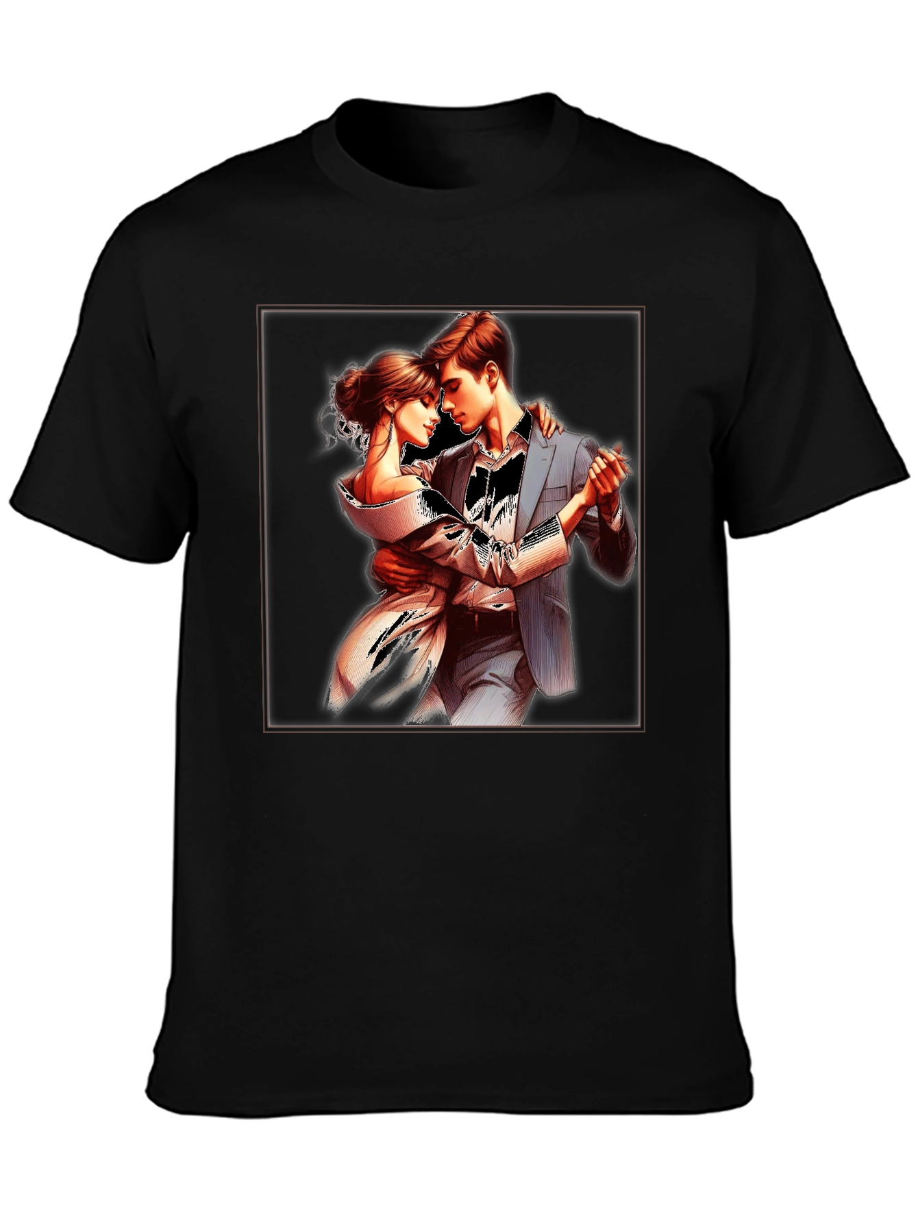 Elegant Tango Dance Graphic T-Shirt
