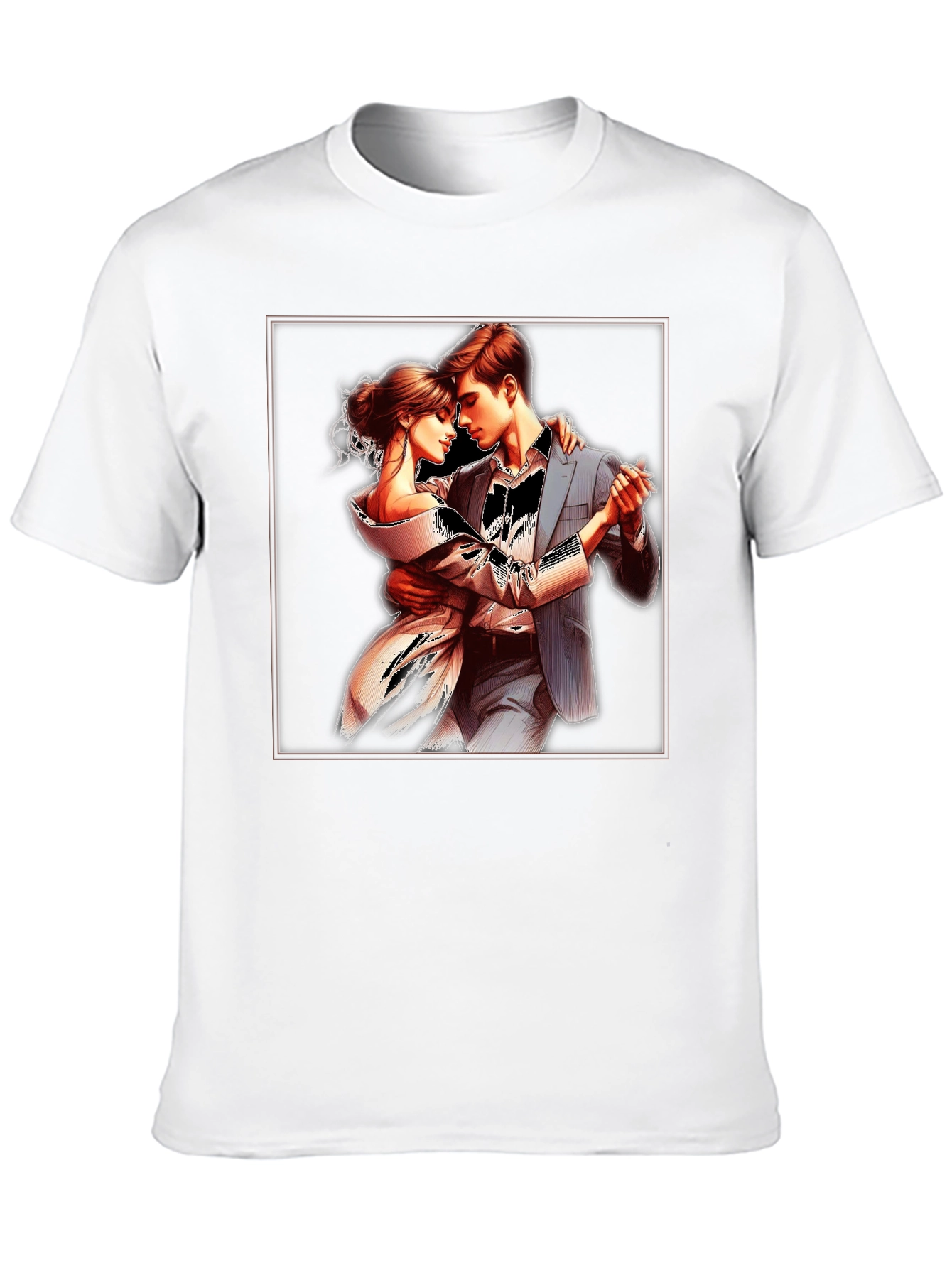 Elegant Tango Dance Graphic T-Shirt