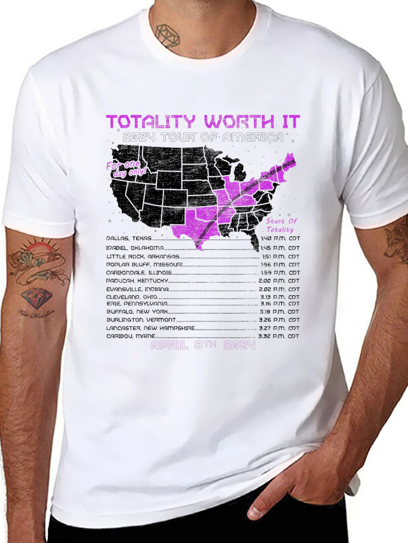 Total Solar Eclipse 2024 T-Shirt