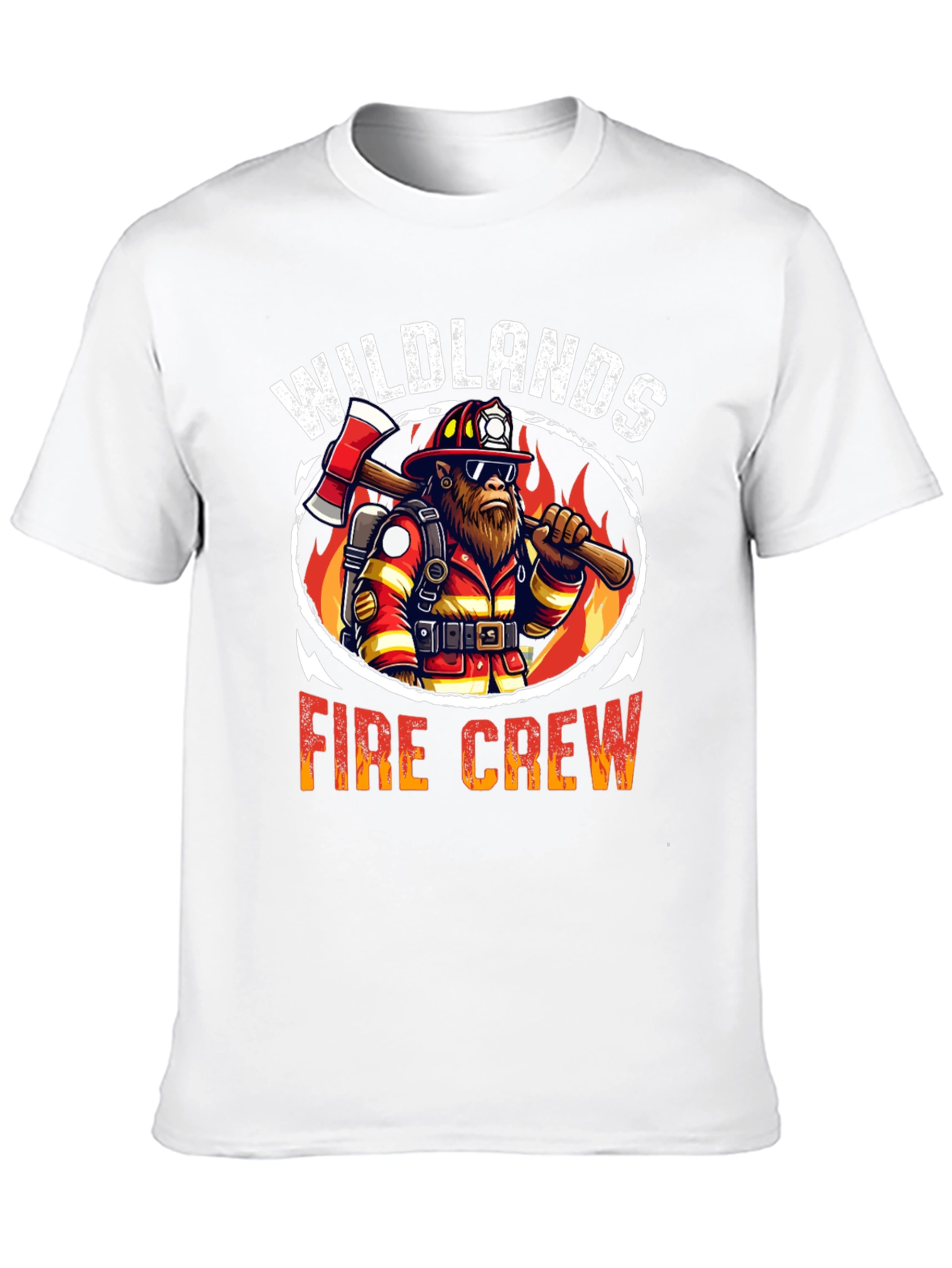 Wildlands Fire Crew Graphic Tee - Black Cotton T-Shirt
