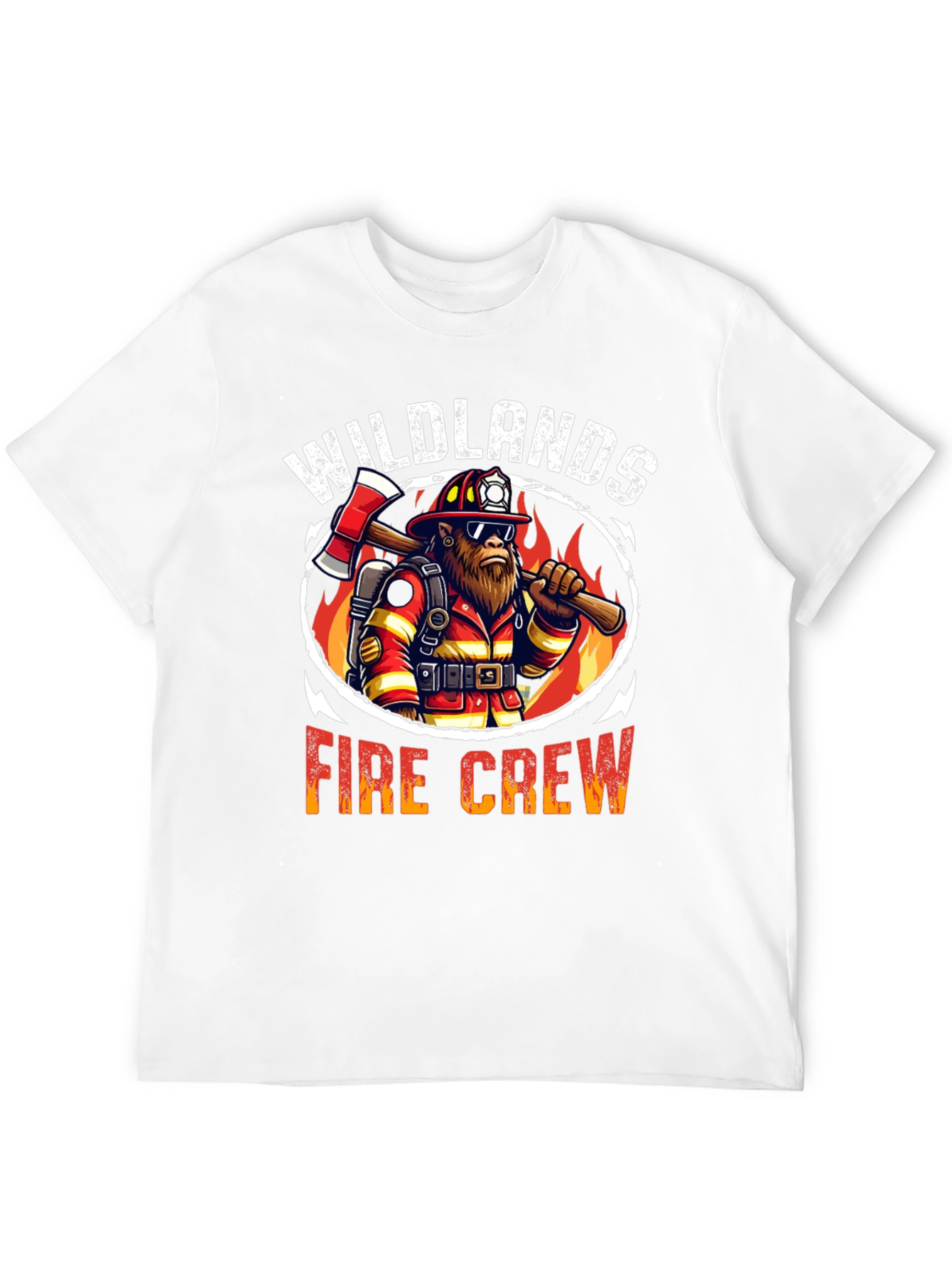 Wildlands Fire Crew Graphic Tee - Black Cotton T-Shirt