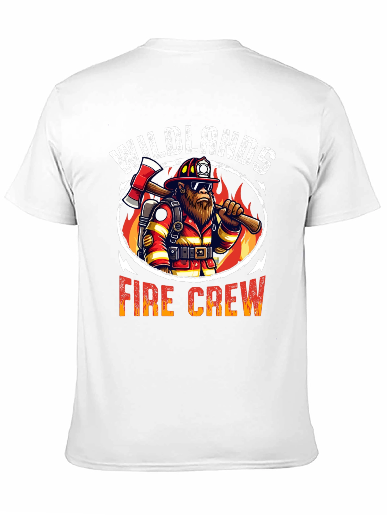 Wildlands Fire Crew Graphic Tee - Black Cotton T-Shirt