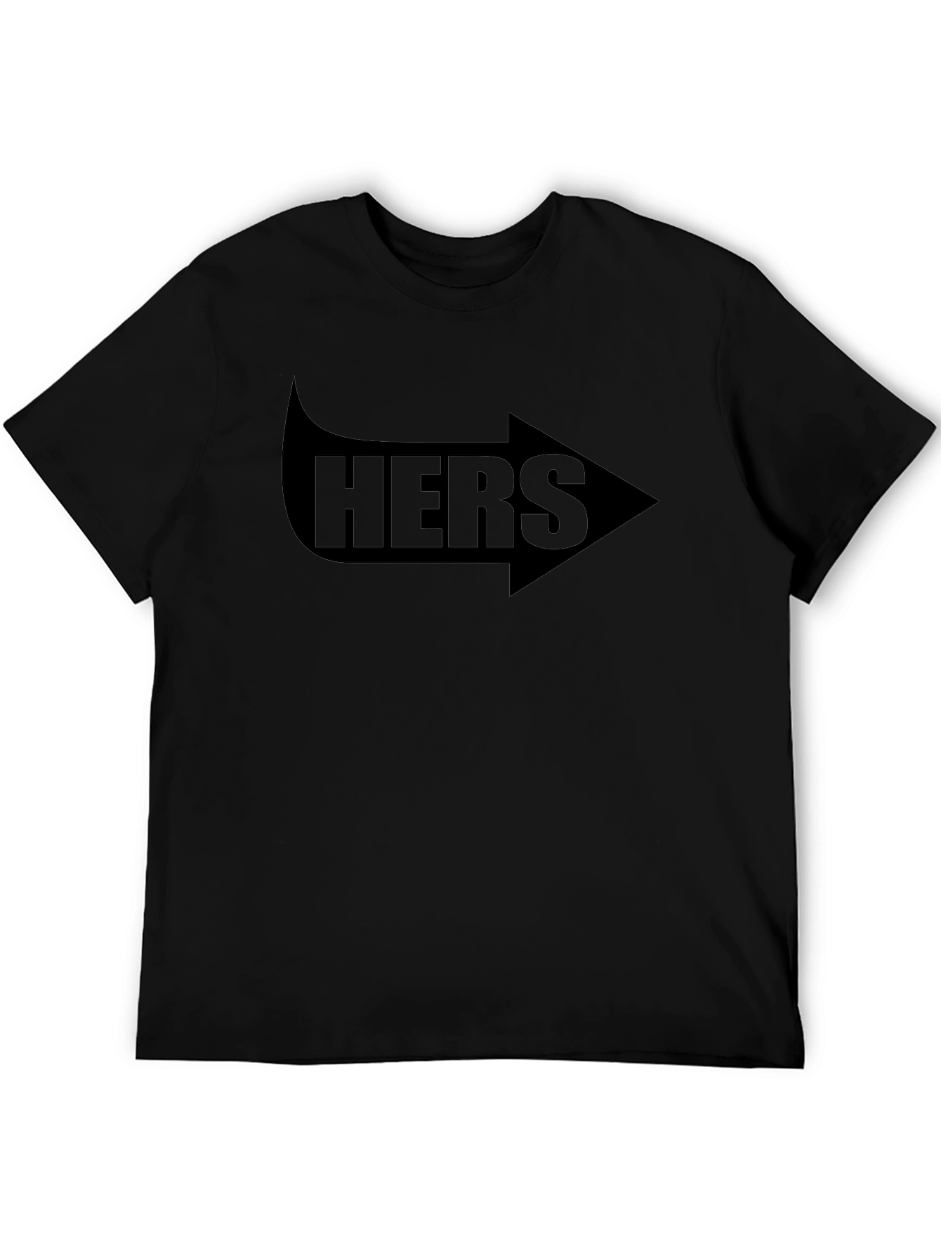 Hers Arrow Graphic Tee - Couples Matching Shirt