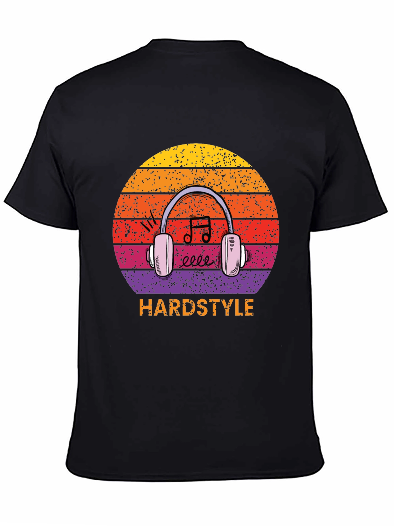 Hardstyle Music Headphones Graphic T-Shirt