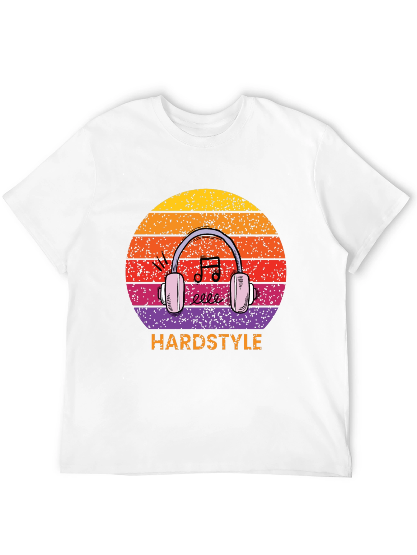 Hardstyle Music Headphones Graphic T-Shirt