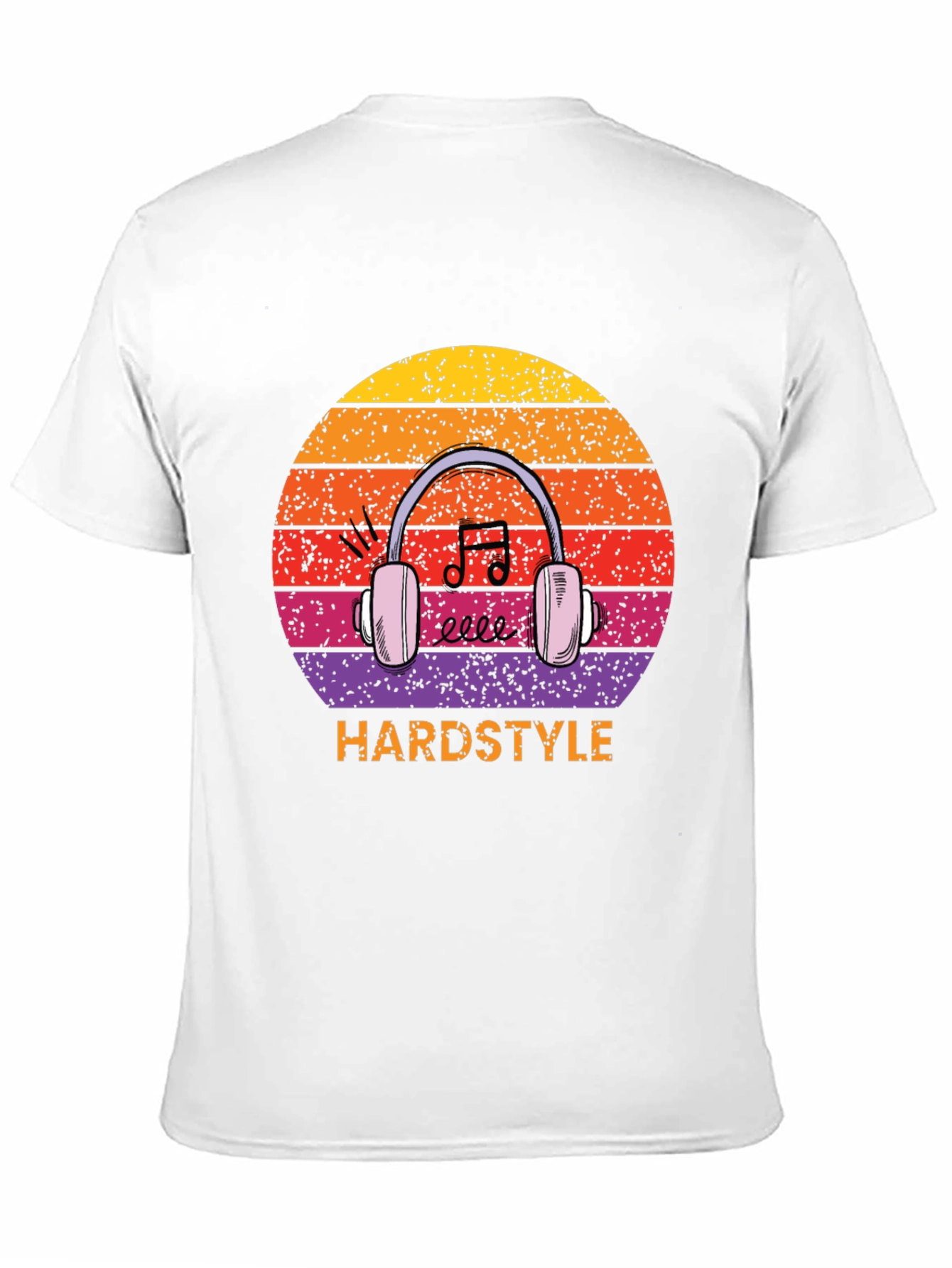 Hardstyle Music Headphones Graphic T-Shirt