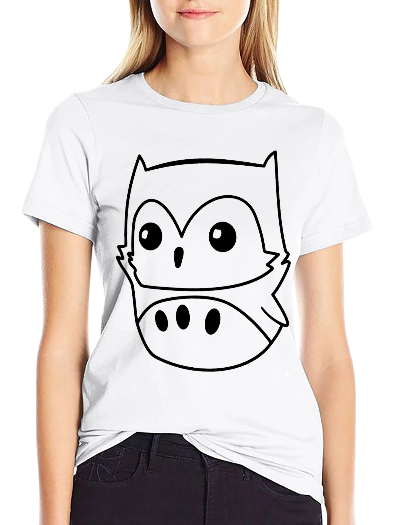Cool Owl Graphic Tee - Soft Cotton Blend