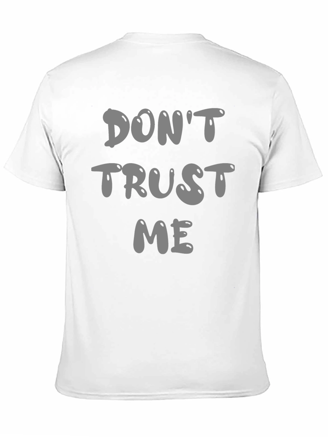 Dont Trust Me Graphic Tee - Black