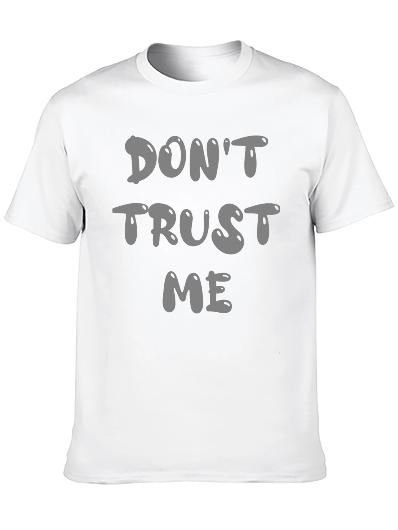 Dont Trust Me Graphic Tee - Black
