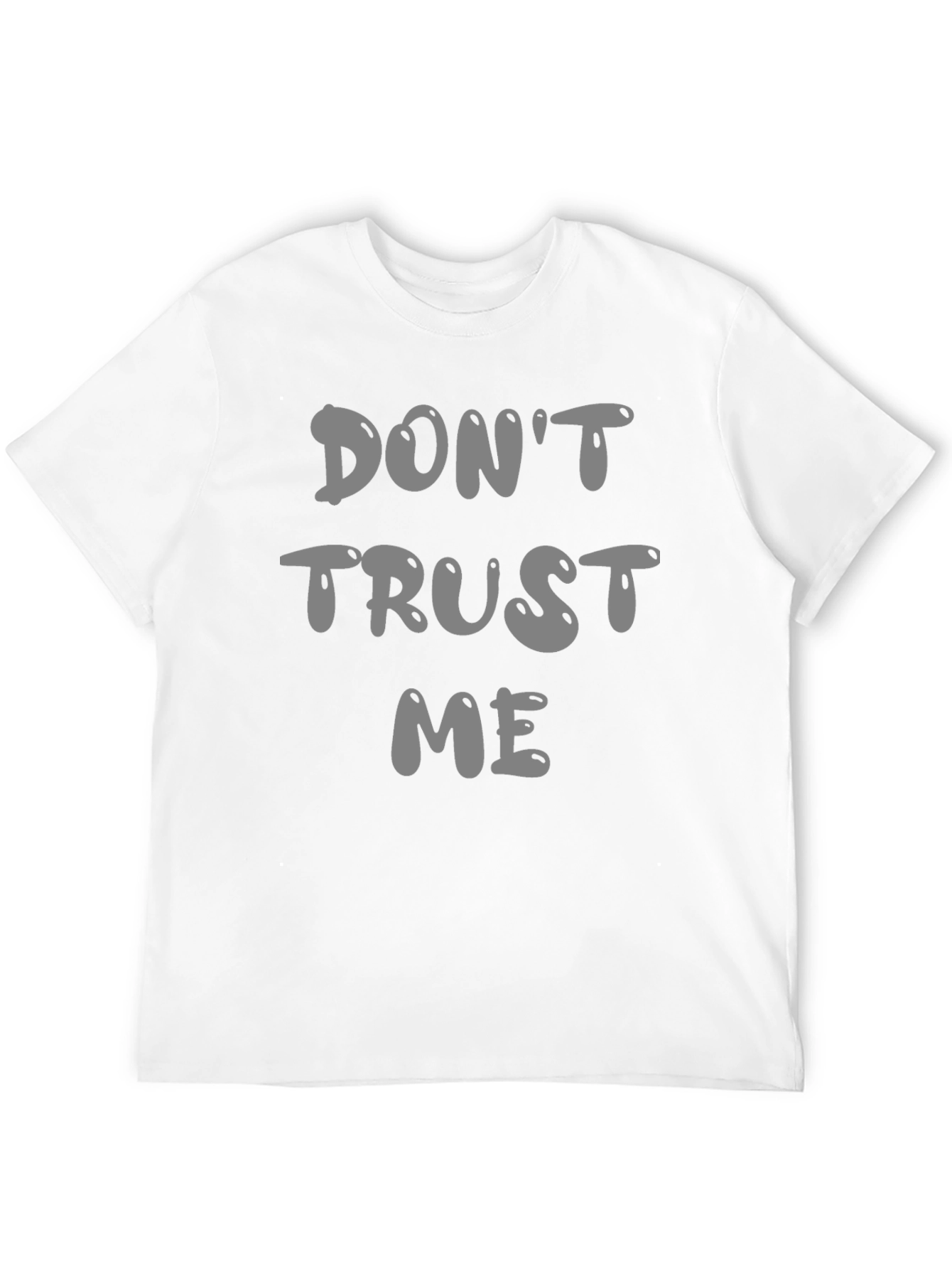 Dont Trust Me Graphic Tee - Black