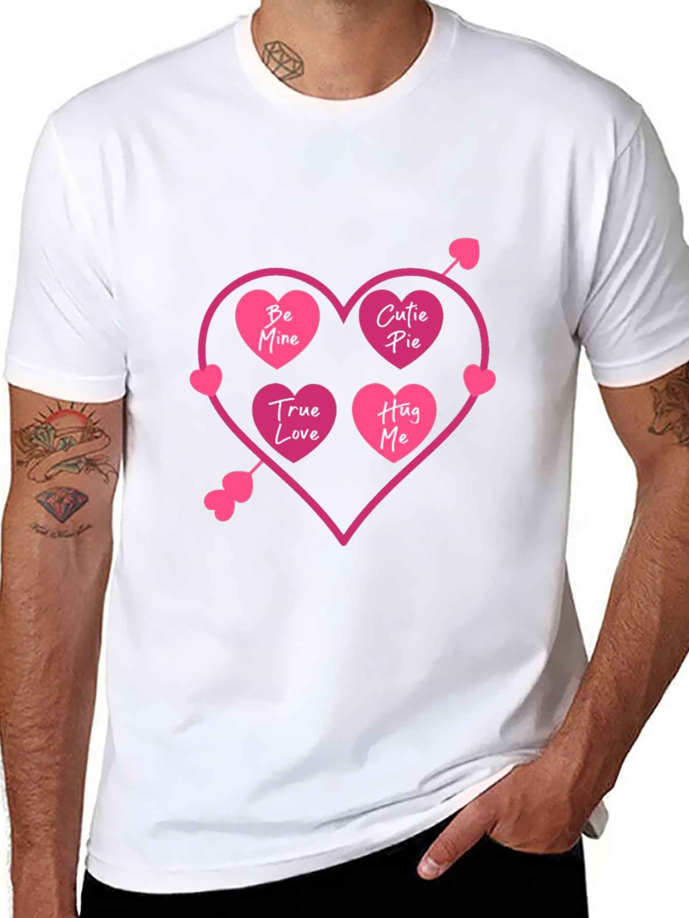 Heart Arrow Valentines Day T-Shirt