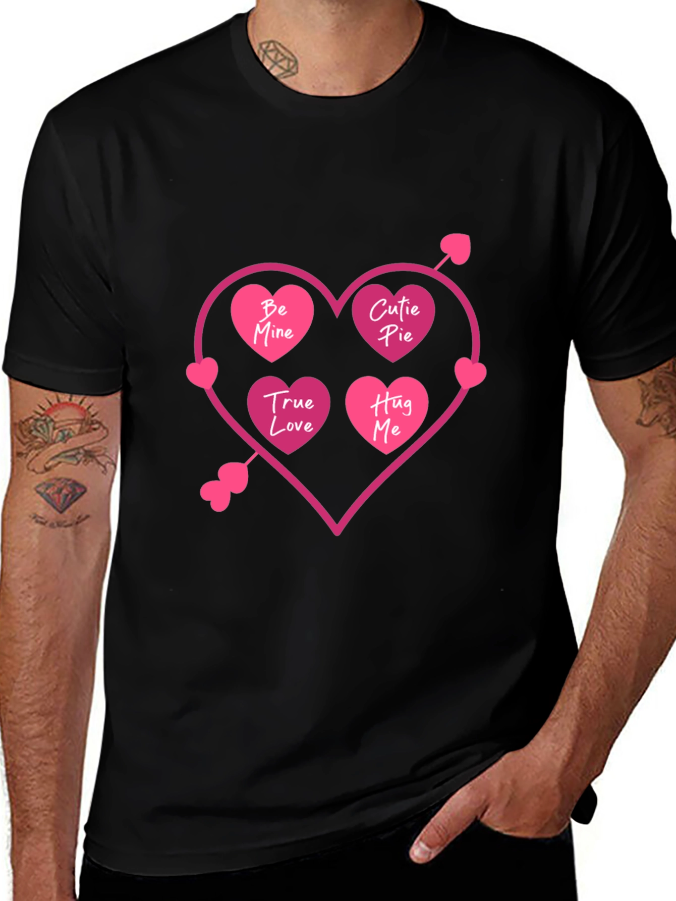 Heart Arrow Valentines Day T-Shirt