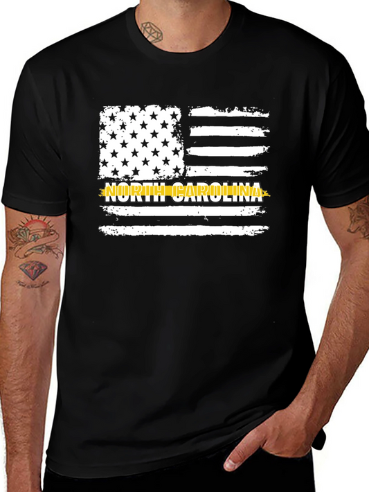 North Carolina Flag T-Shirt - Black