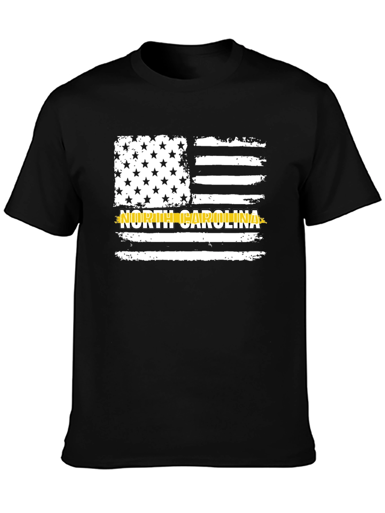 North Carolina Flag T-Shirt - Black