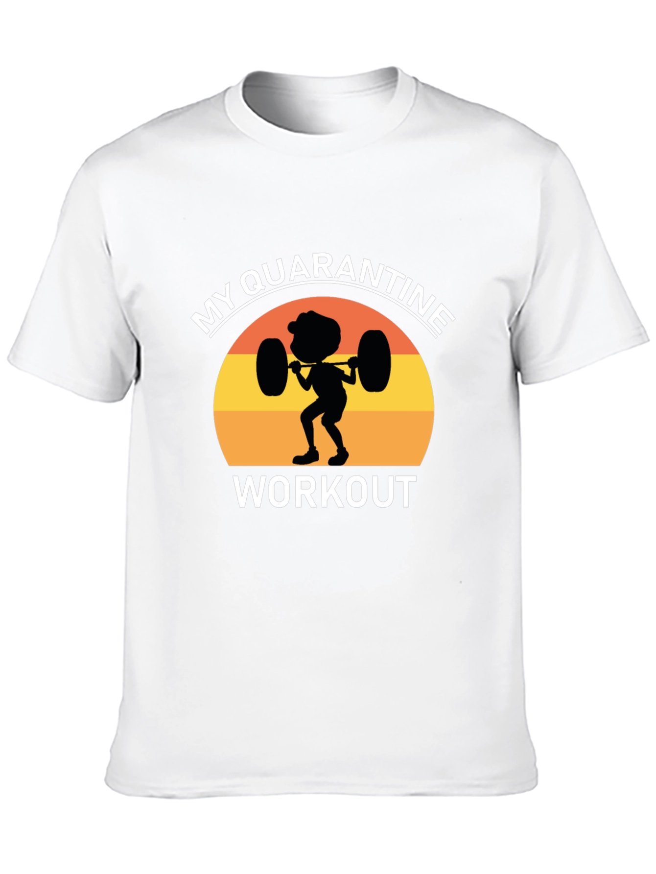 Quarantine Workout Graphic Tee
