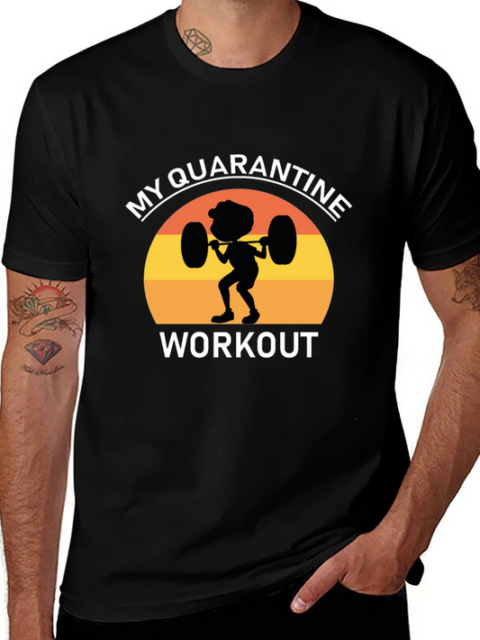 Quarantine Workout Graphic Tee