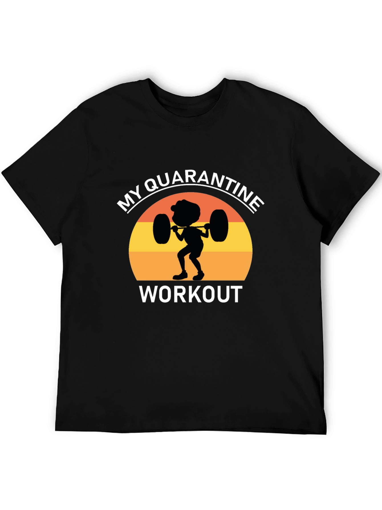 Quarantine Workout Graphic Tee