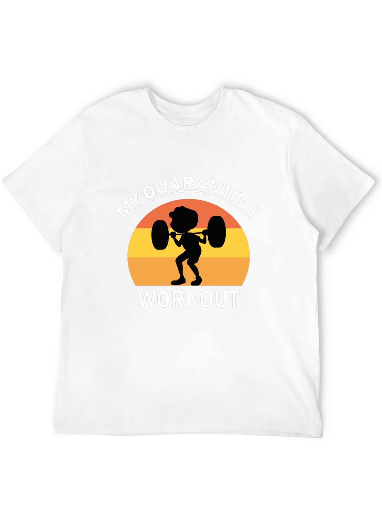 Quarantine Workout Graphic Tee