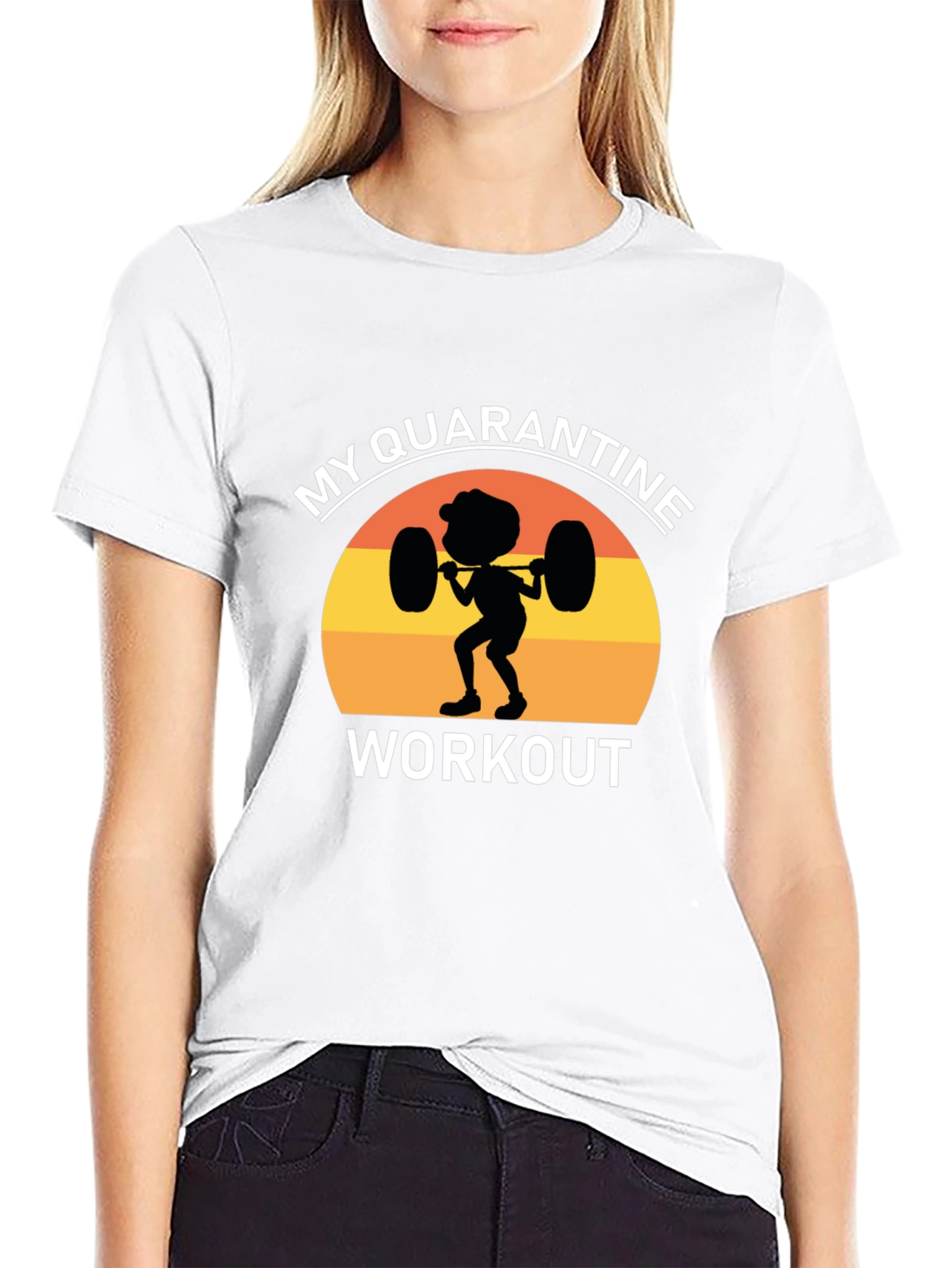 Quarantine Workout Graphic Tee