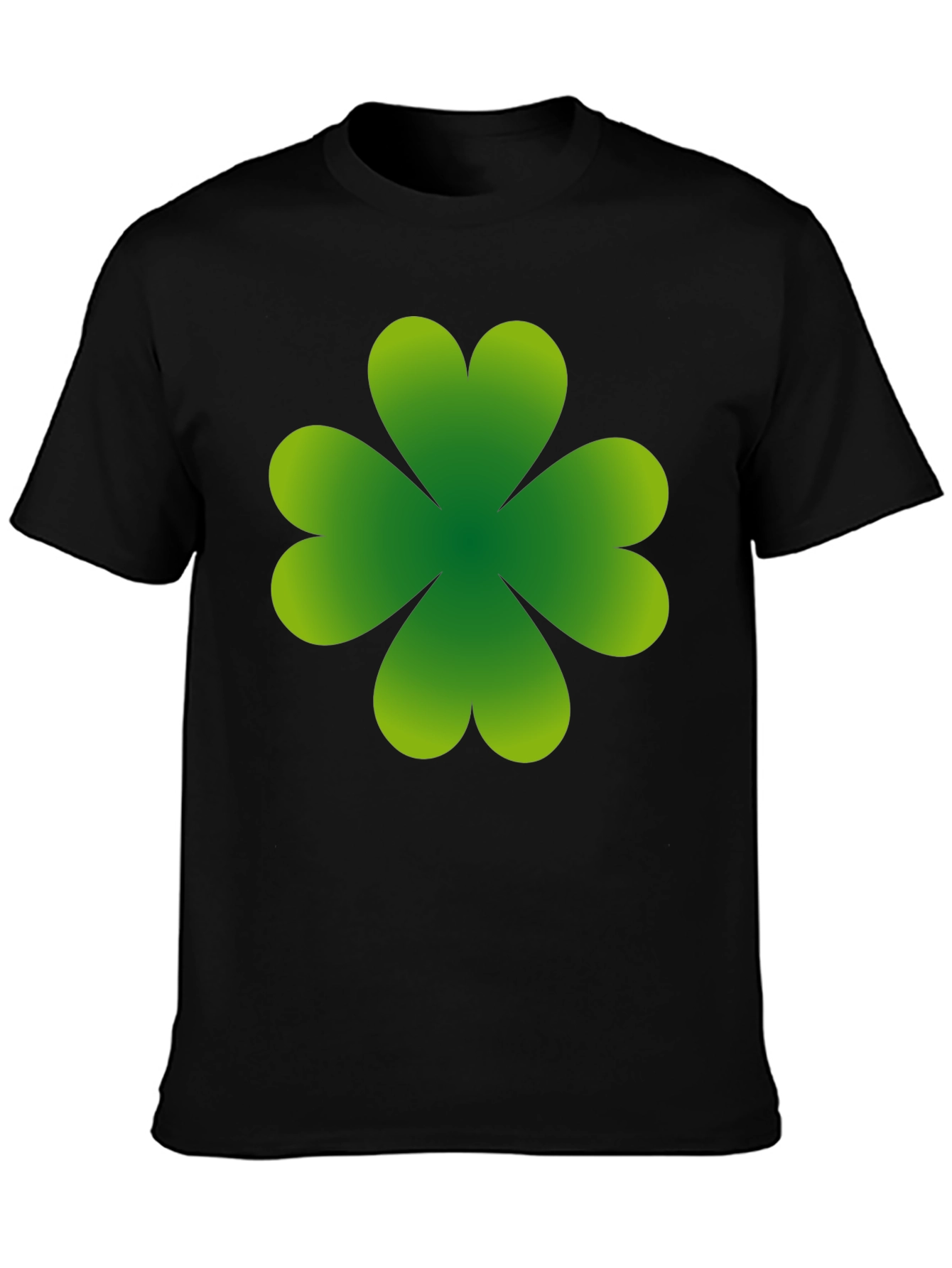 Lucky Shamrock T-Shirt - Black Irish Pride Tee