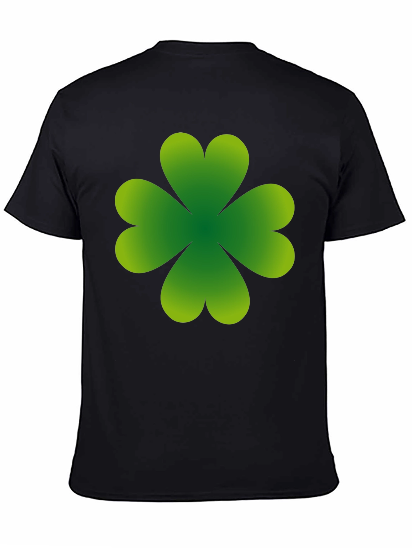 Lucky Shamrock T-Shirt - Black Irish Pride Tee