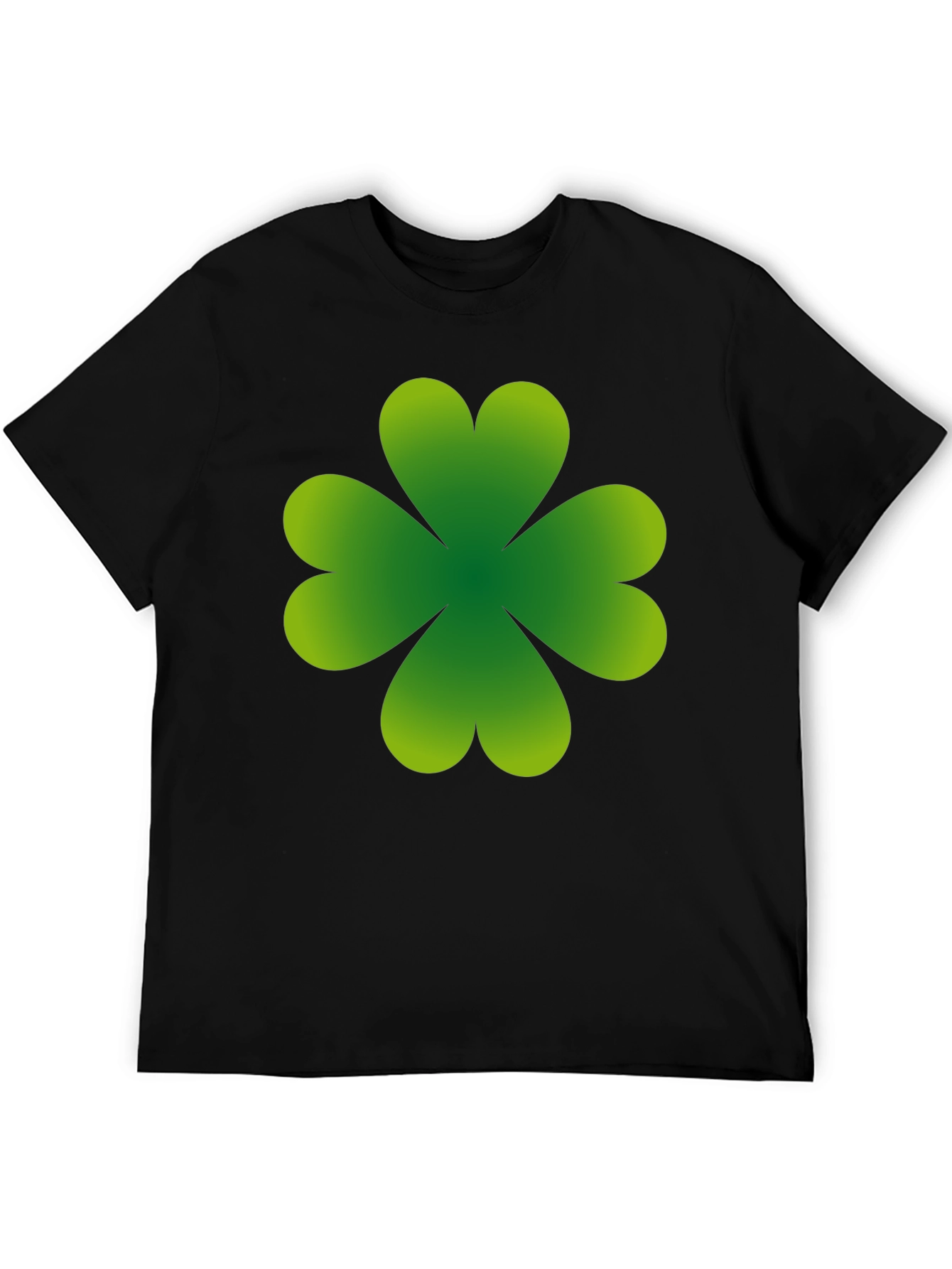 Lucky Shamrock T-Shirt - Black Irish Pride Tee