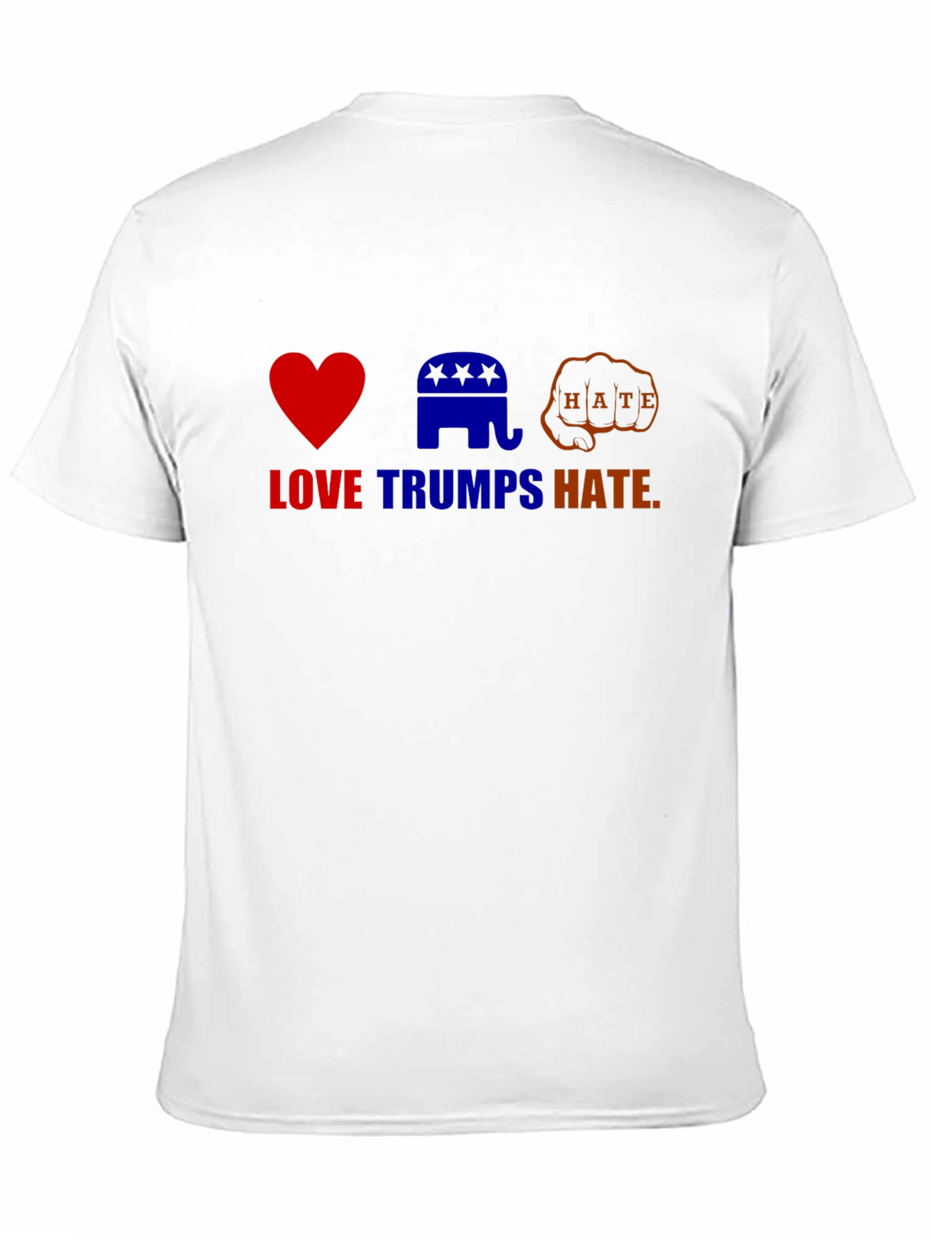 Love Trumps Hate Political Graphic Tee