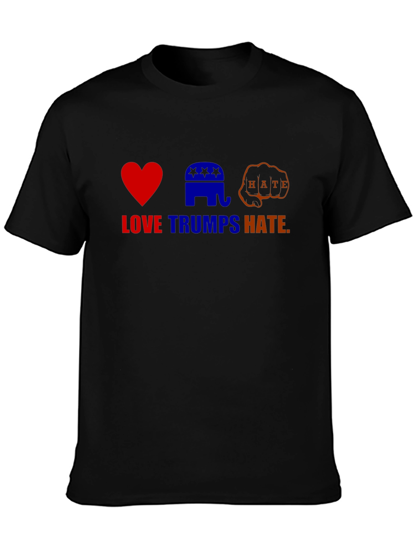 Love Trumps Hate Political Graphic Tee