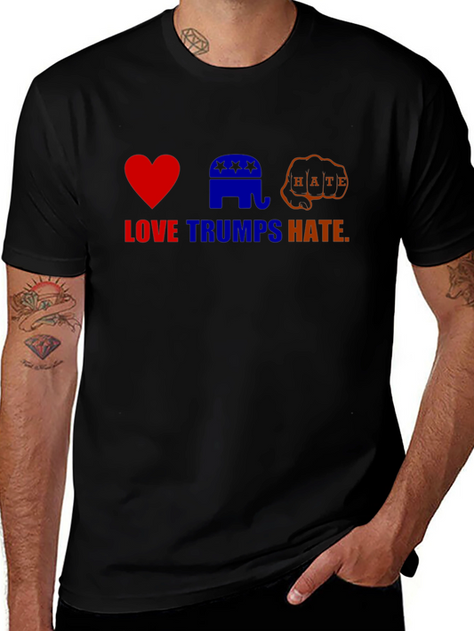 Love Trumps Hate Political Graphic Tee