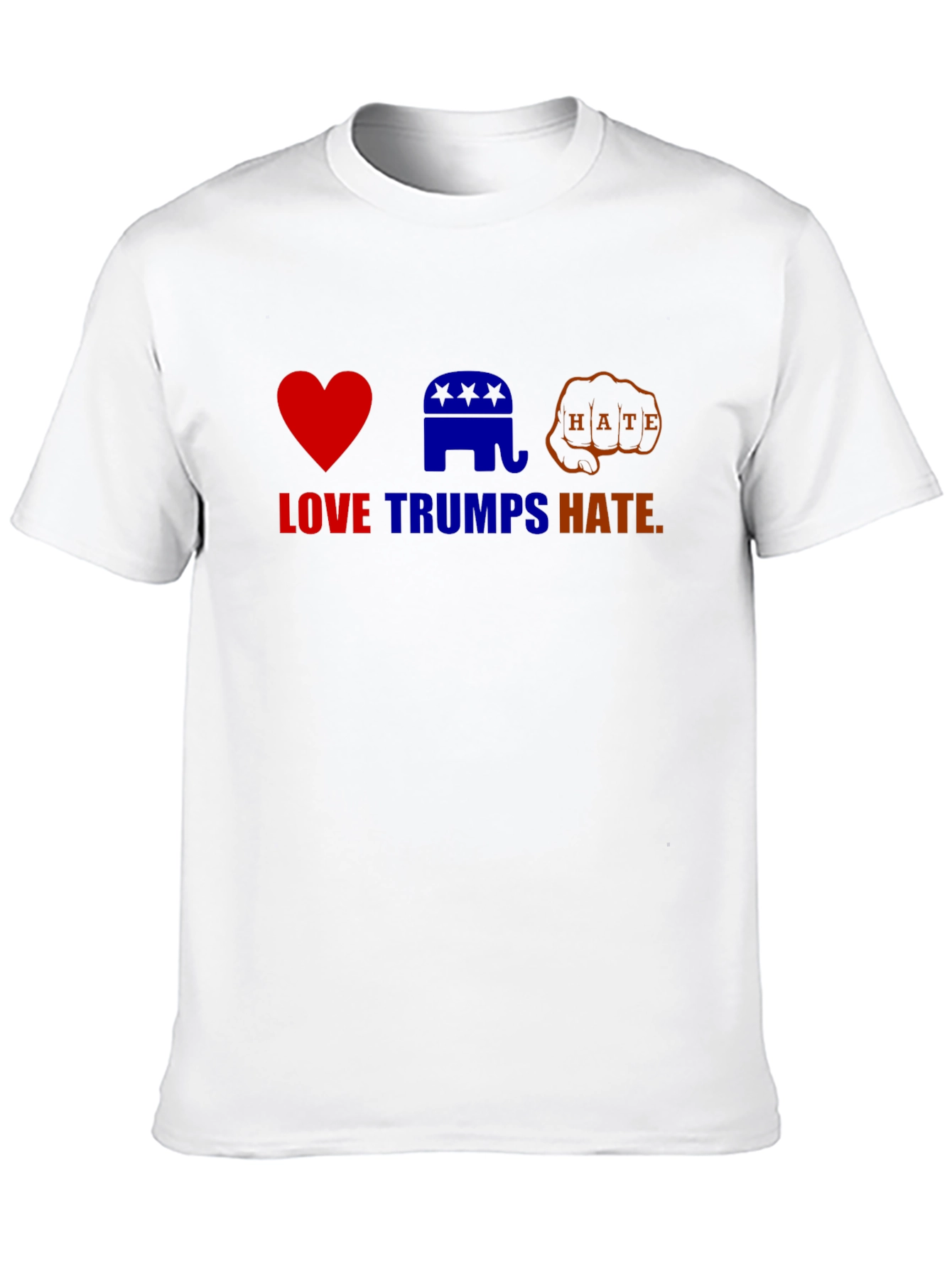 Love Trumps Hate Political Graphic Tee