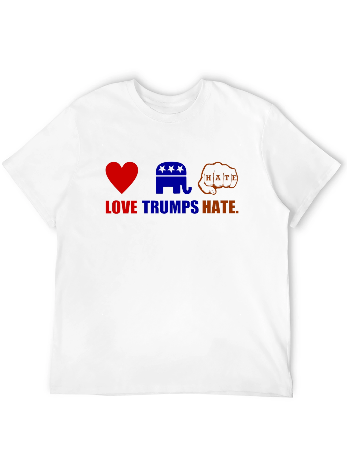 Love Trumps Hate Political Graphic Tee