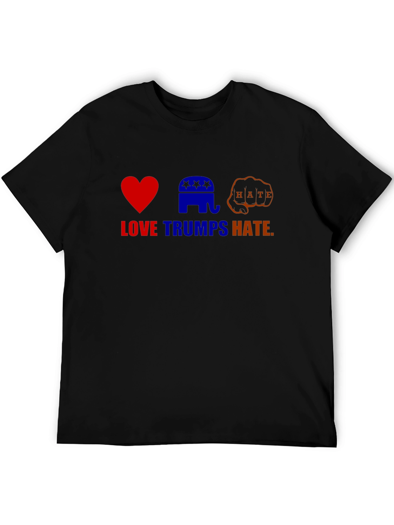 Love Trumps Hate Political Graphic Tee