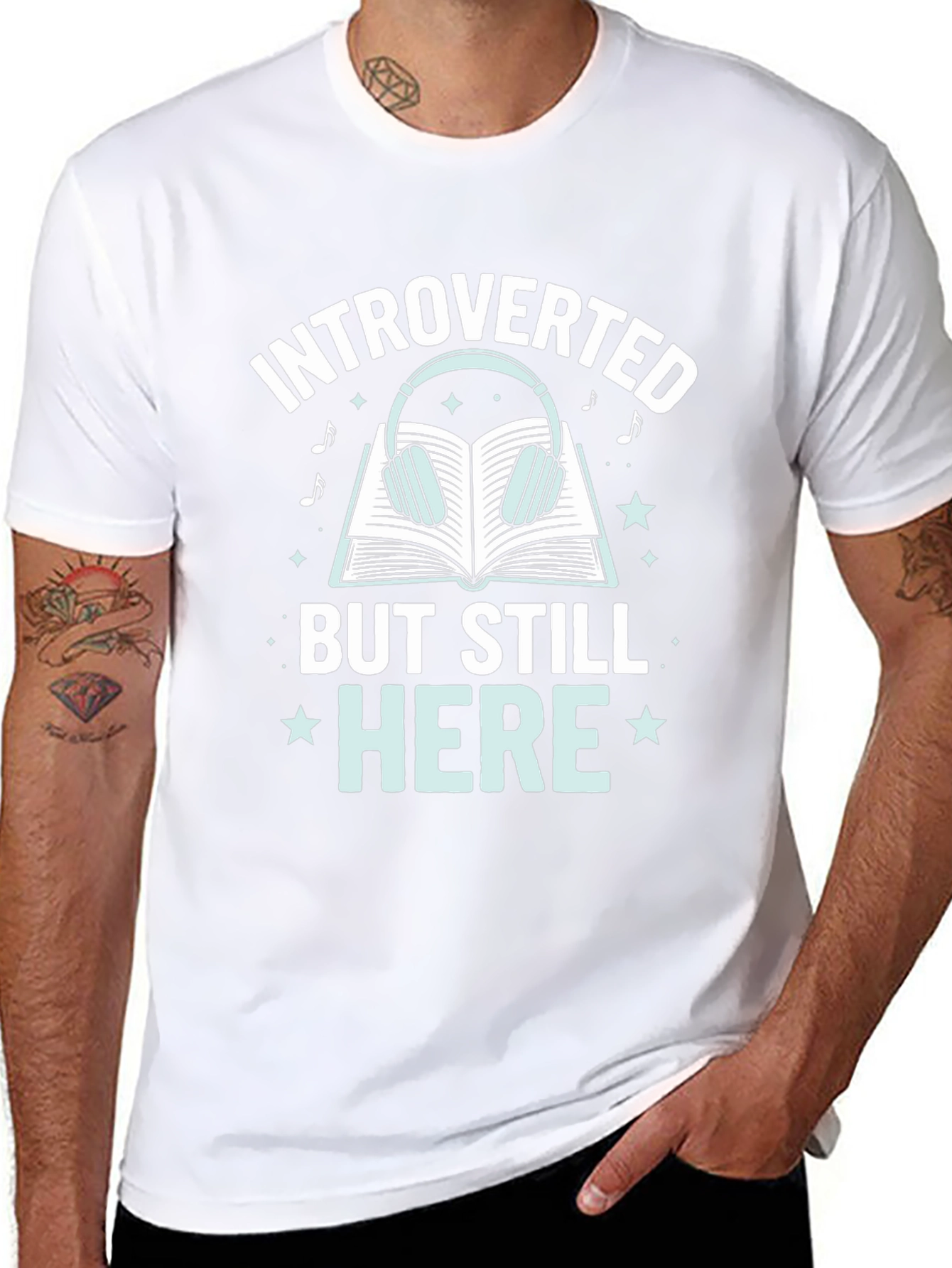 Introverted But Still Here Graphic T-Shirt