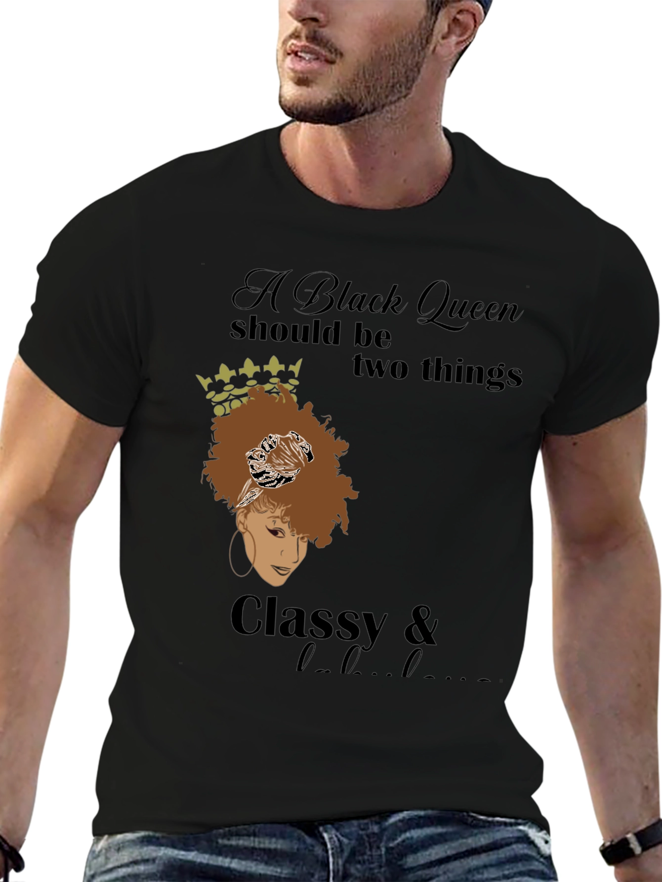 Black Queen Classy & Hood T-Shirt