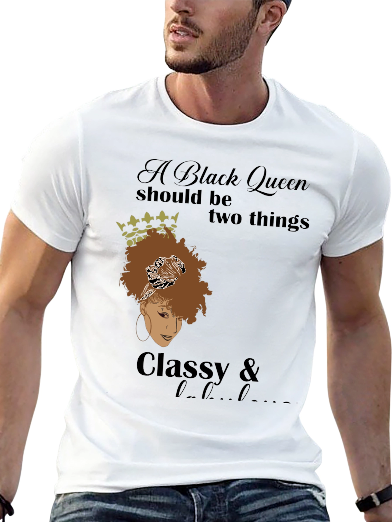 Black Queen Classy & Hood T-Shirt