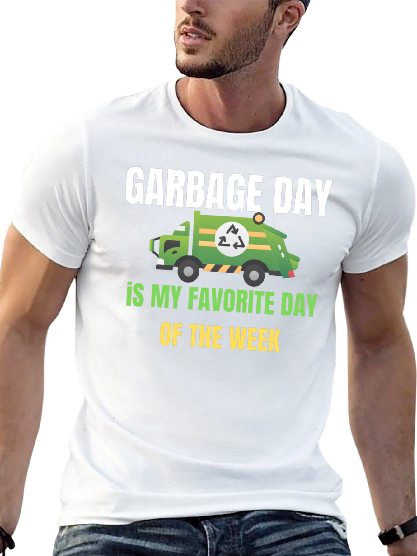 Garbage Day T-Shirt - Recycling Truck Tee