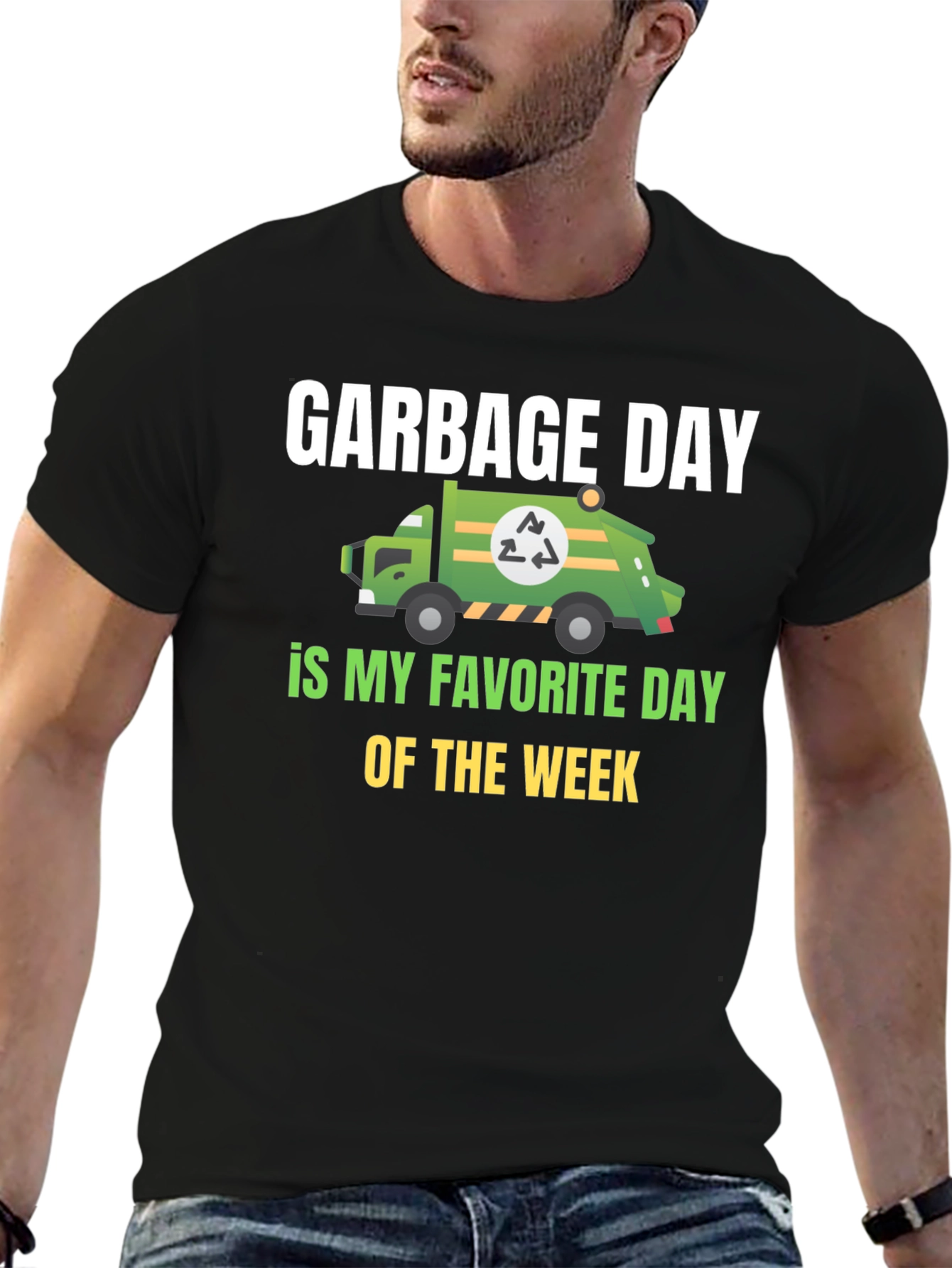 Garbage Day T-Shirt - Recycling Truck Tee
