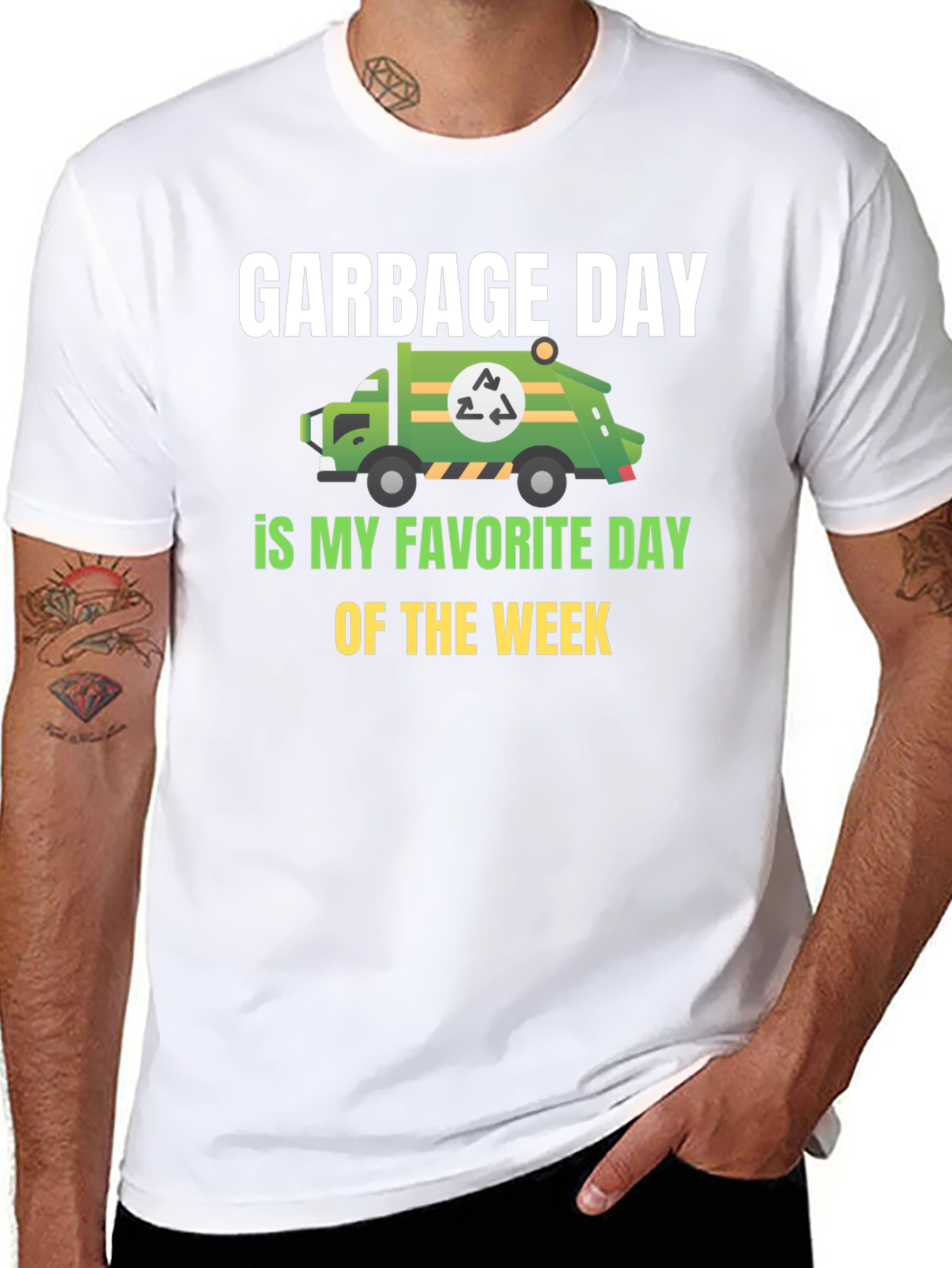 Garbage Day T-Shirt - Recycling Truck Tee