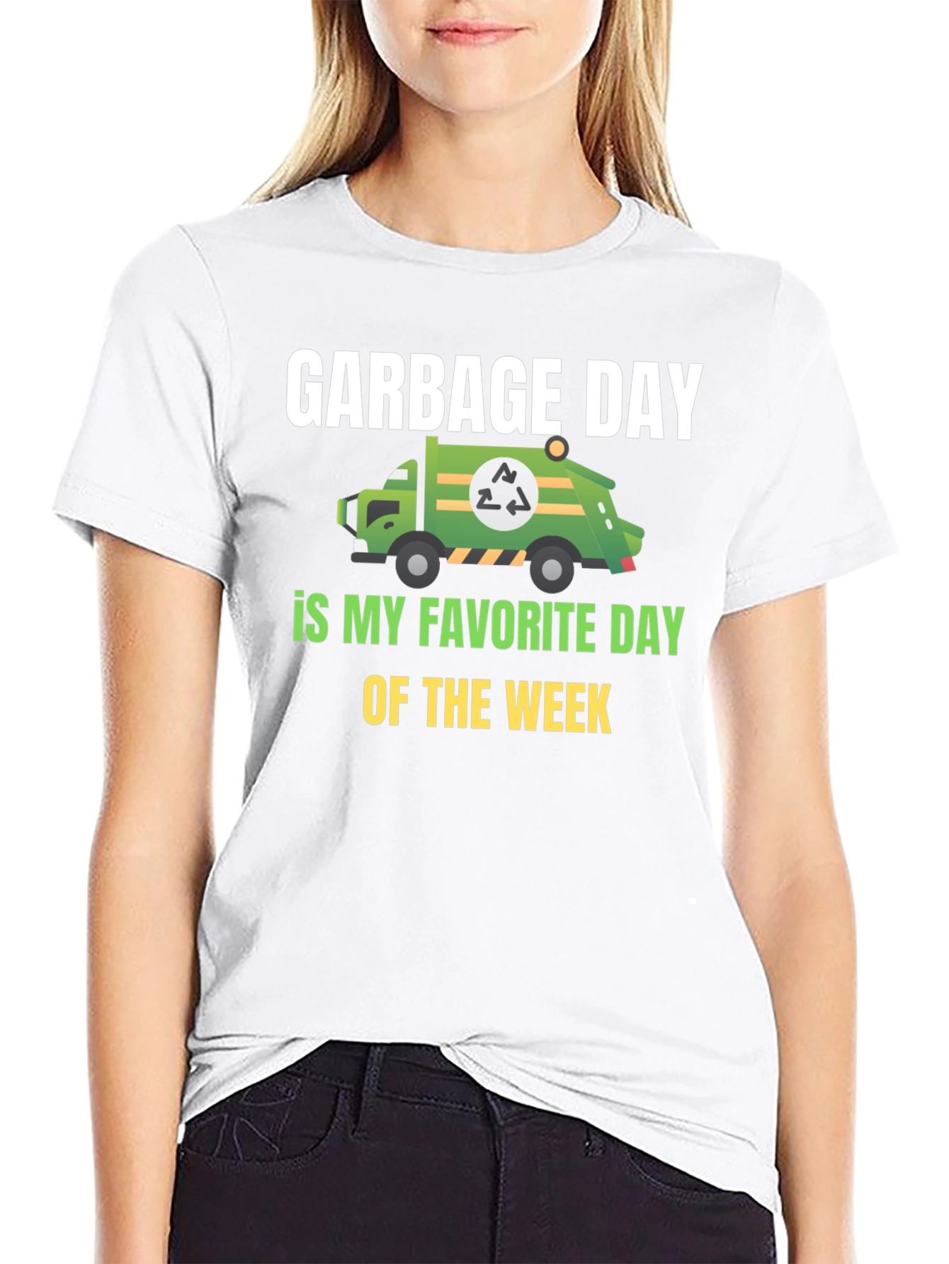 Garbage Day T-Shirt - Recycling Truck Tee