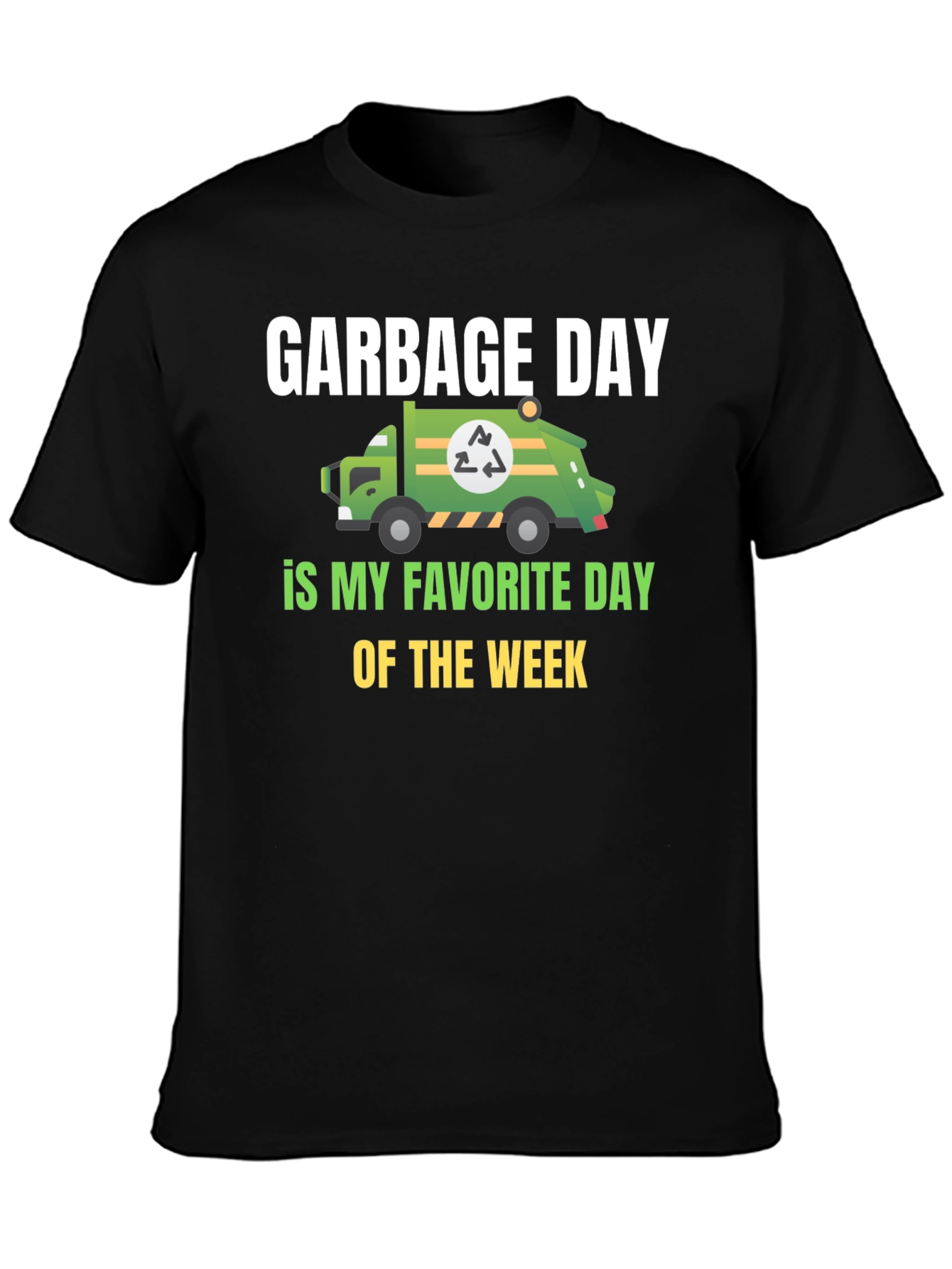 Garbage Day T-Shirt - Recycling Truck Tee