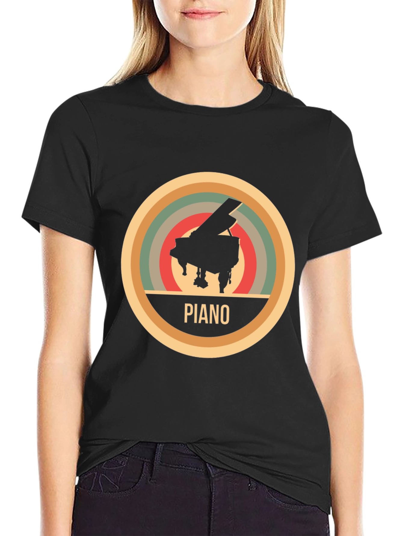 Retro Piano T-Shirt